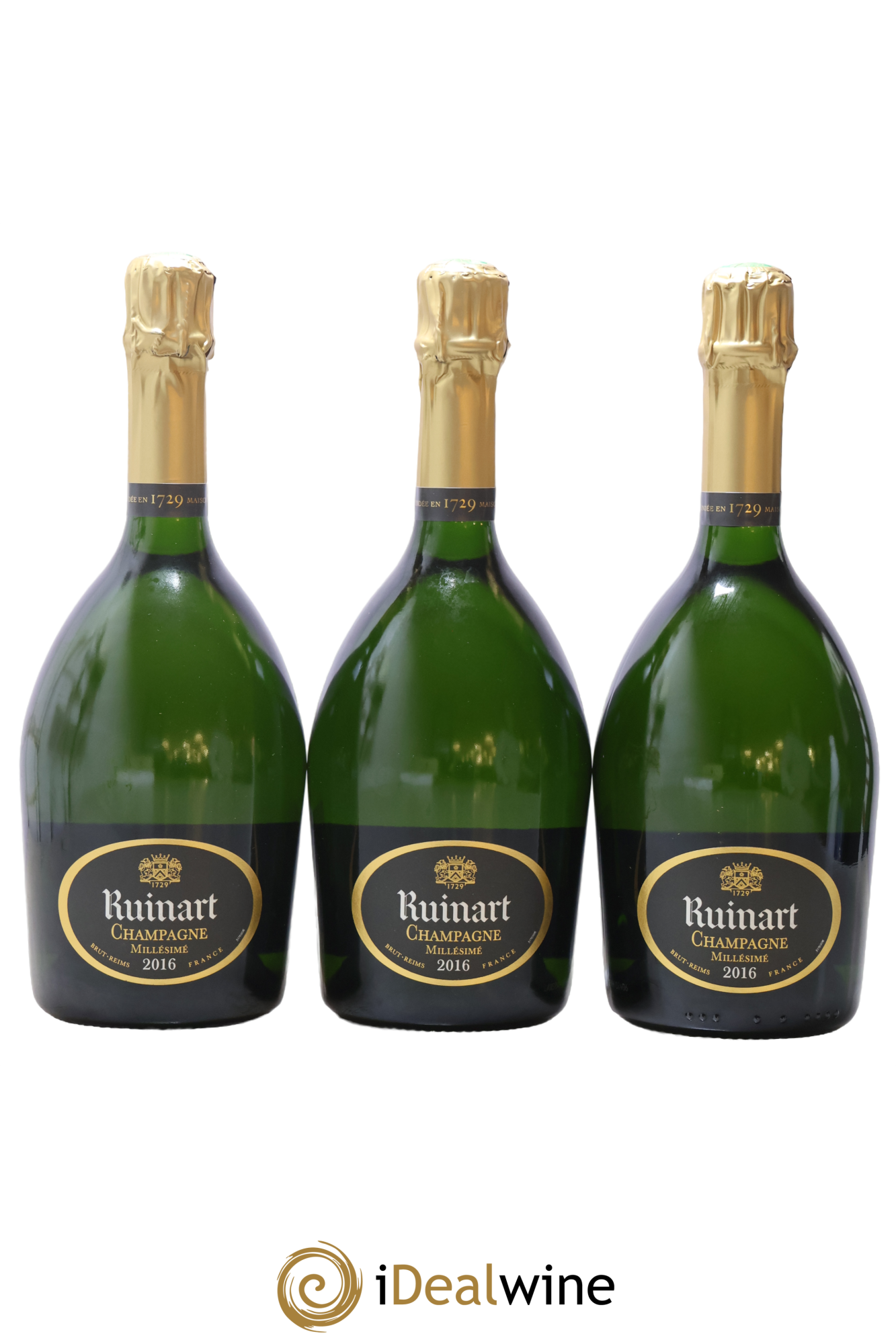 Brut Millésimé Ruinart 2016 - Lotto di 3 bottiglie - 0