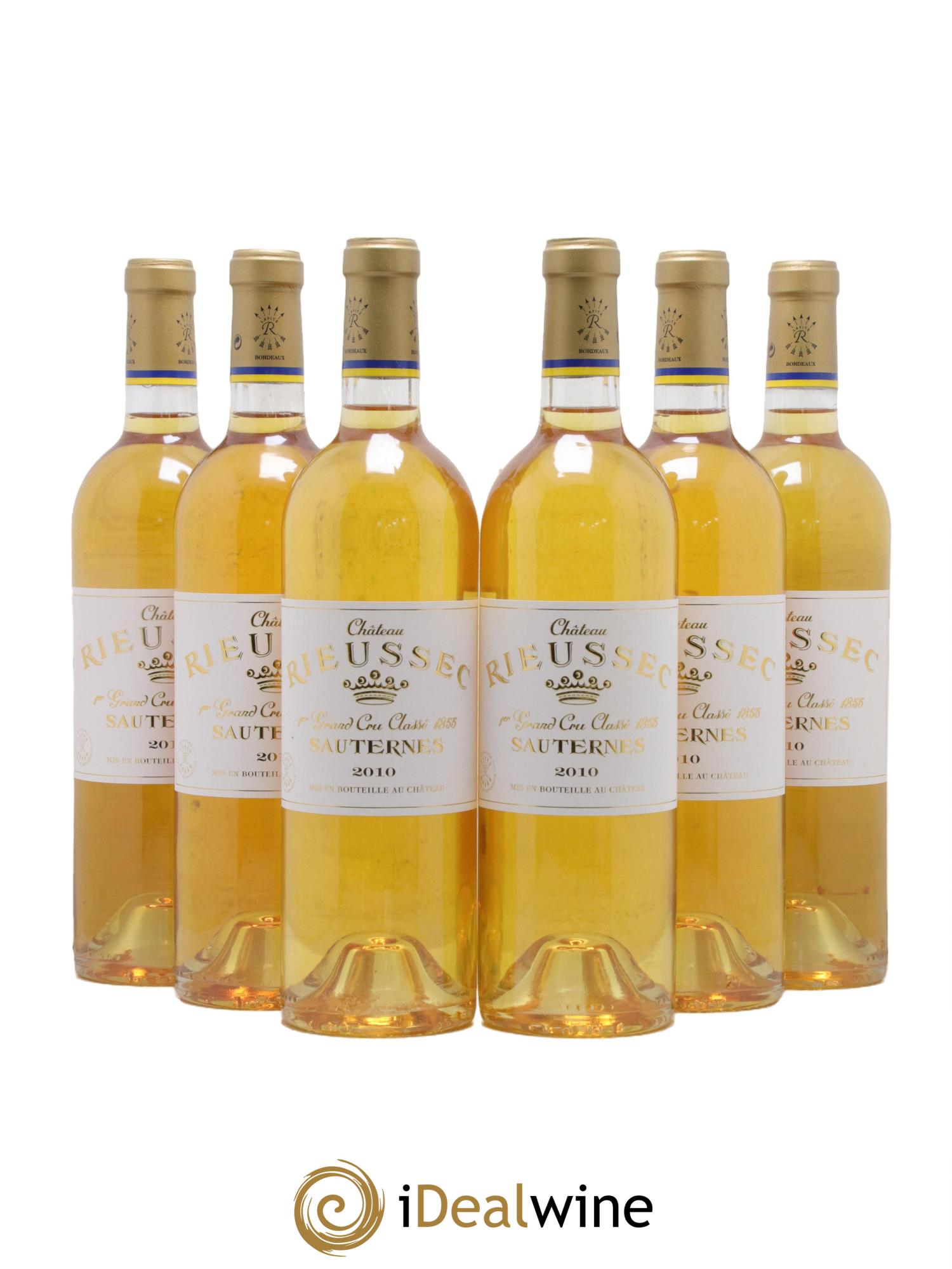 Château Rieussec 1er Grand Cru Classé 2010 - Lotto di 6 bottiglie - 0