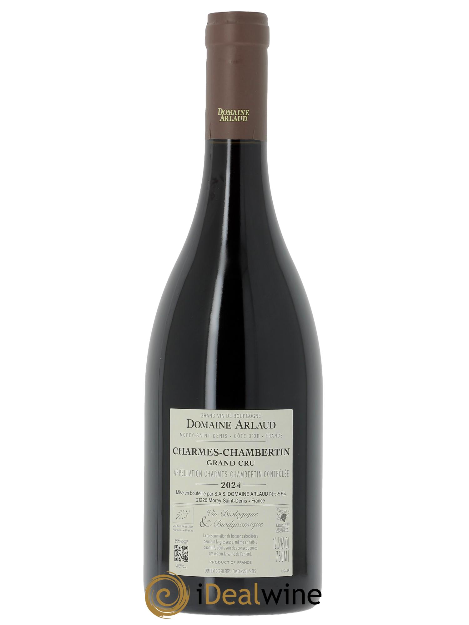 Charmes-Chambertin Grand Cru Arlaud 2024 - Posten von 1 Flasche - 1