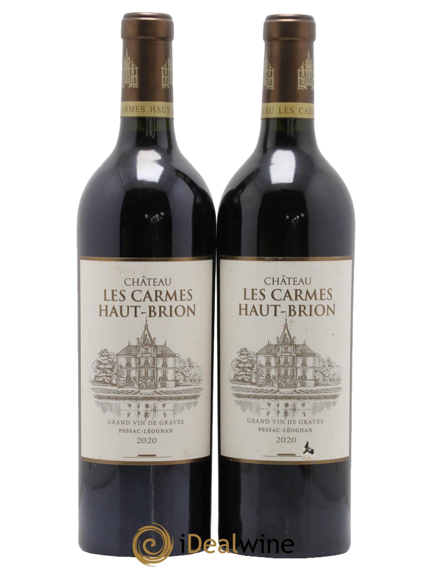 Château Les Carmes Haut-Brion 2020 - Lot de 2 bouteilles - 0