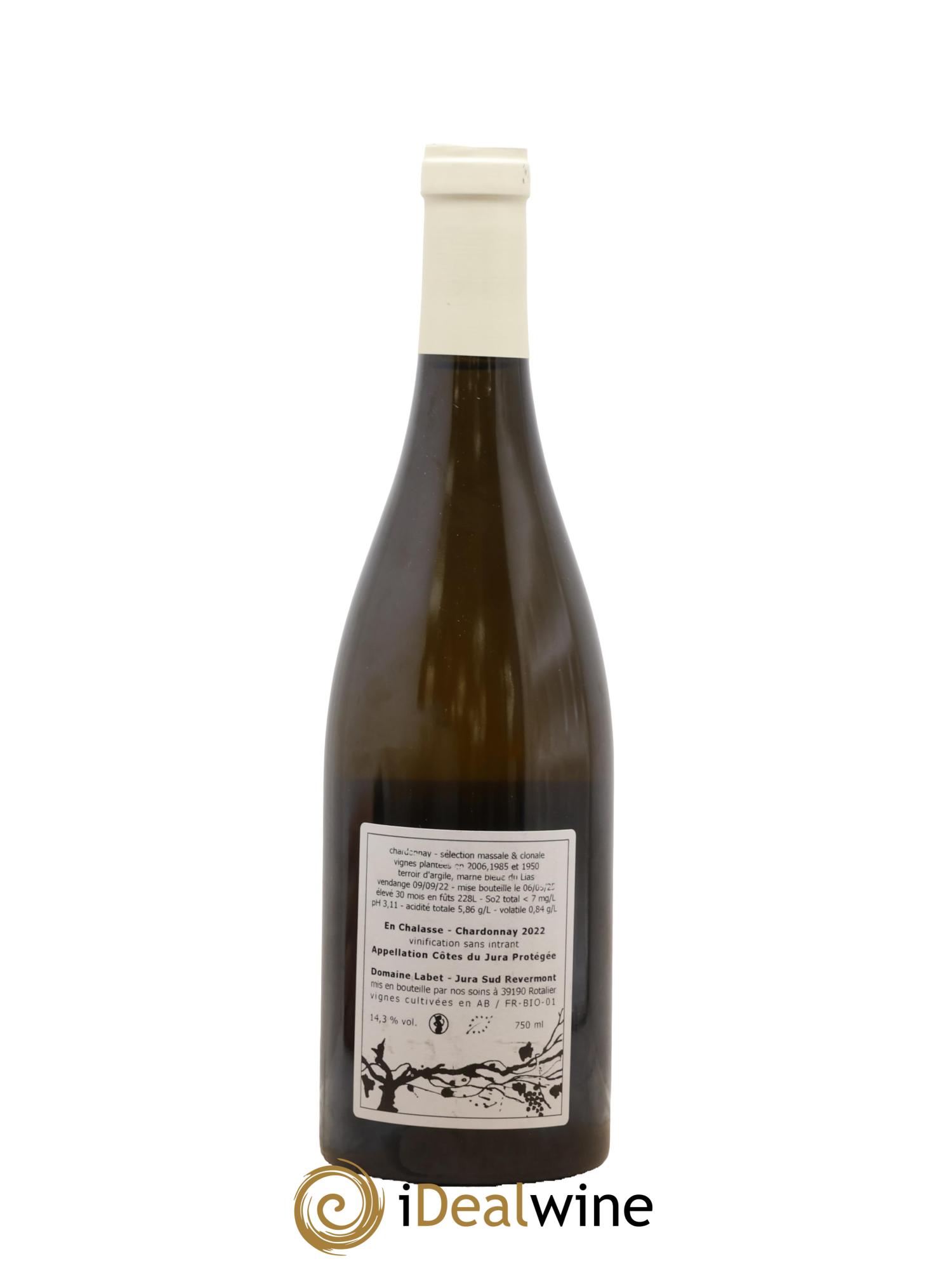 Côtes du Jura Chardonnay En Chalasse Romain - Julien  - Charline Labet 2022 - Posten von 1 Flasche - 1