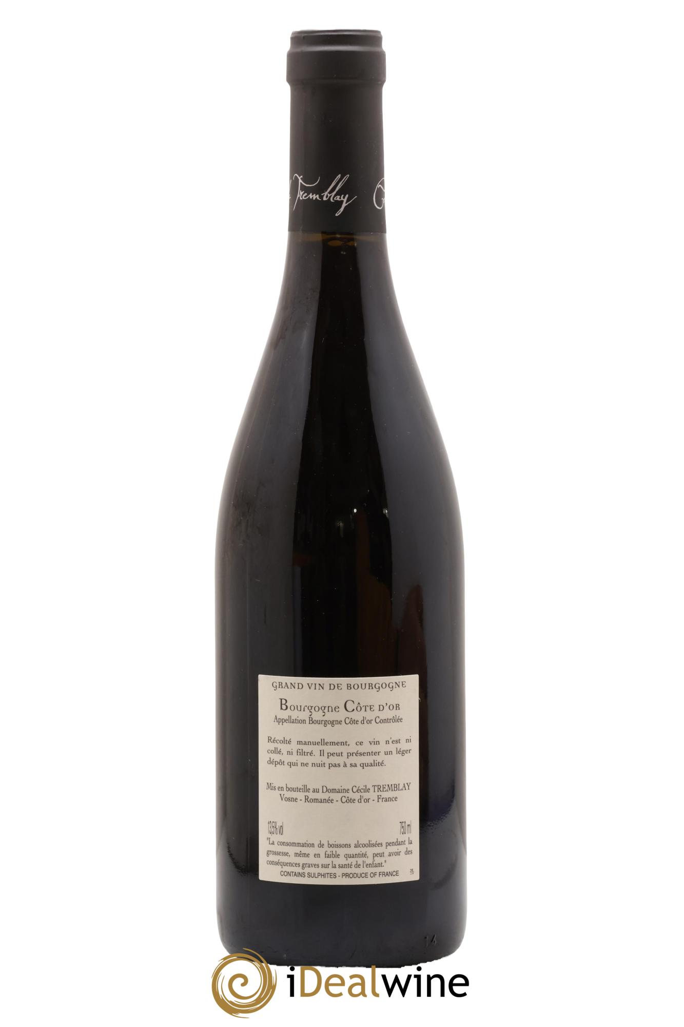 Bourgogne Cécile Tremblay 2023 - Lot of 1 bottle - 1