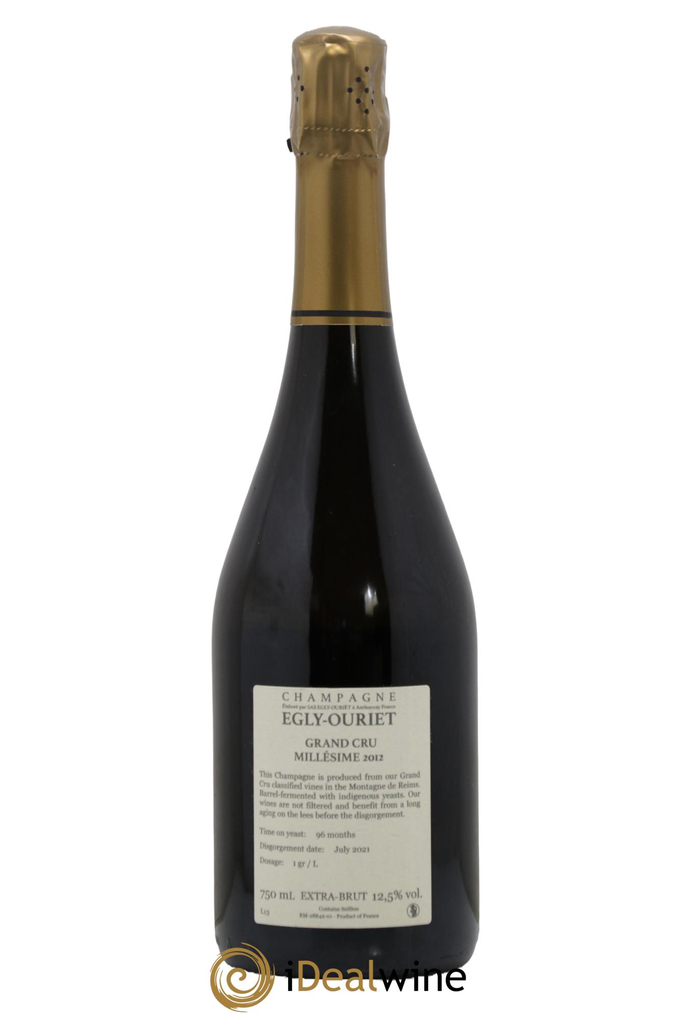 Grand Cru Brut Egly-Ouriet 2012 - Lotto di 1 bottiglia - 1