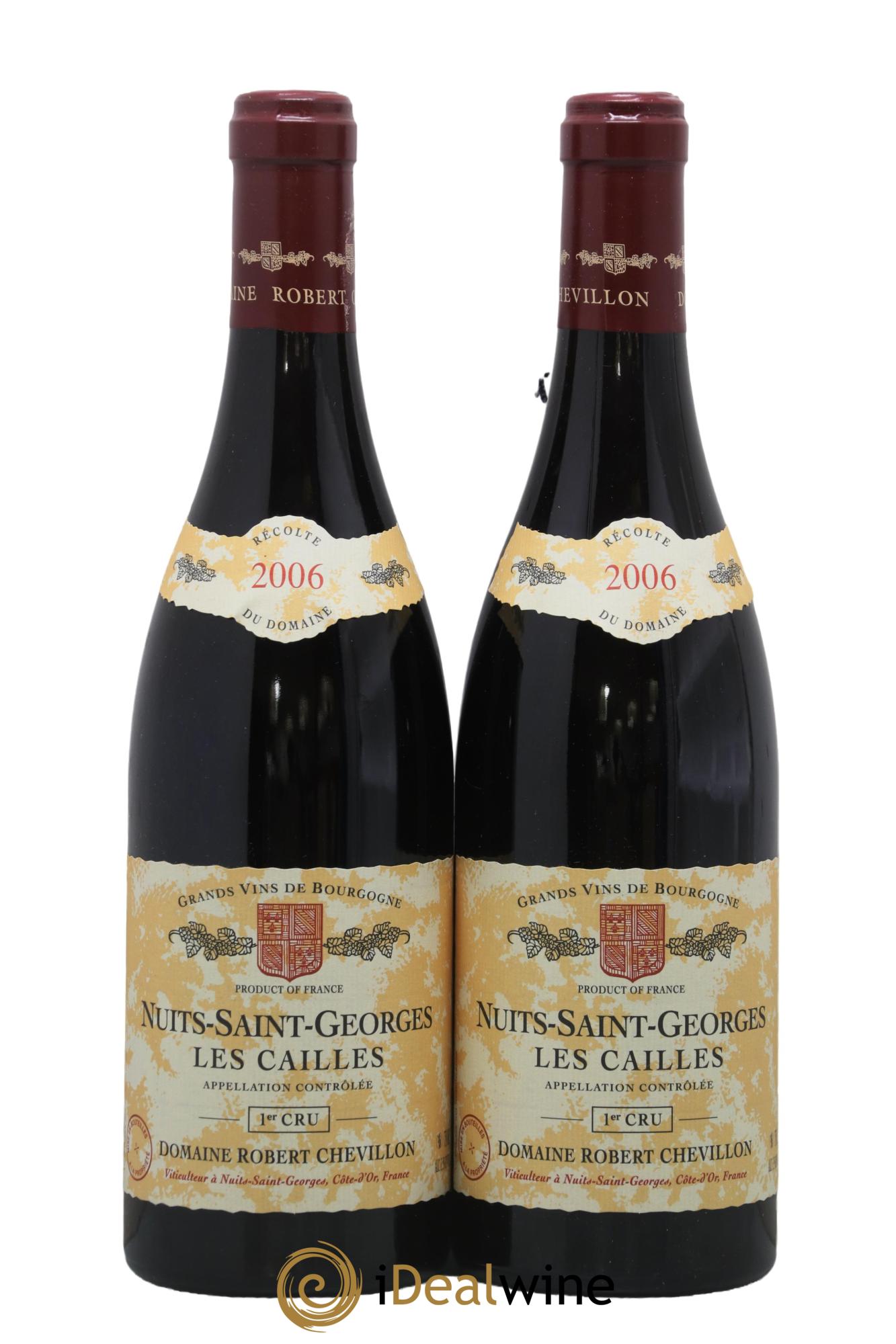 Nuits-Saint-Georges 1er Cru Les Cailles Robert Chevillon 2006 - Lot of 2 bottles - 0
