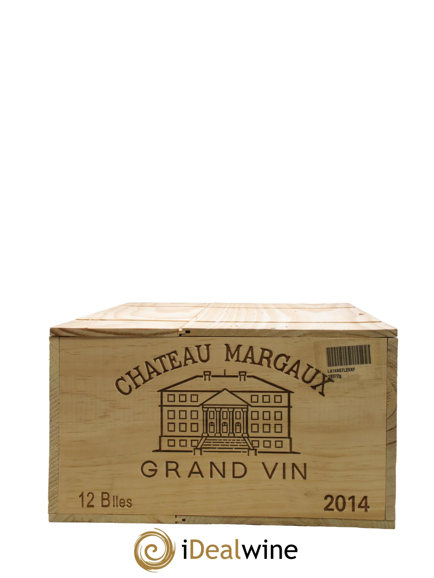 Château Margaux 1er Grand Cru Classé 2014 - Lot de 12 bouteilles - 10