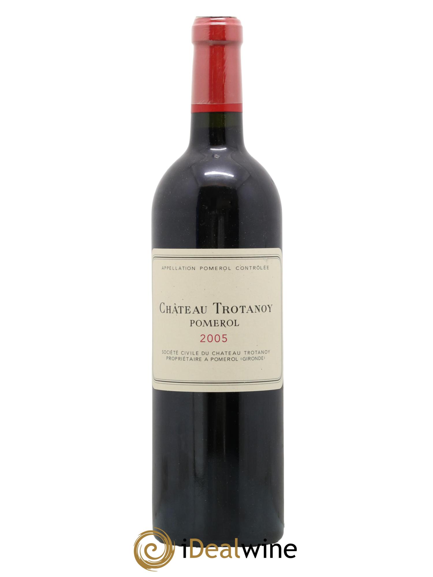 Château Trotanoy 2005 - Lot de 1 bouteille - 0