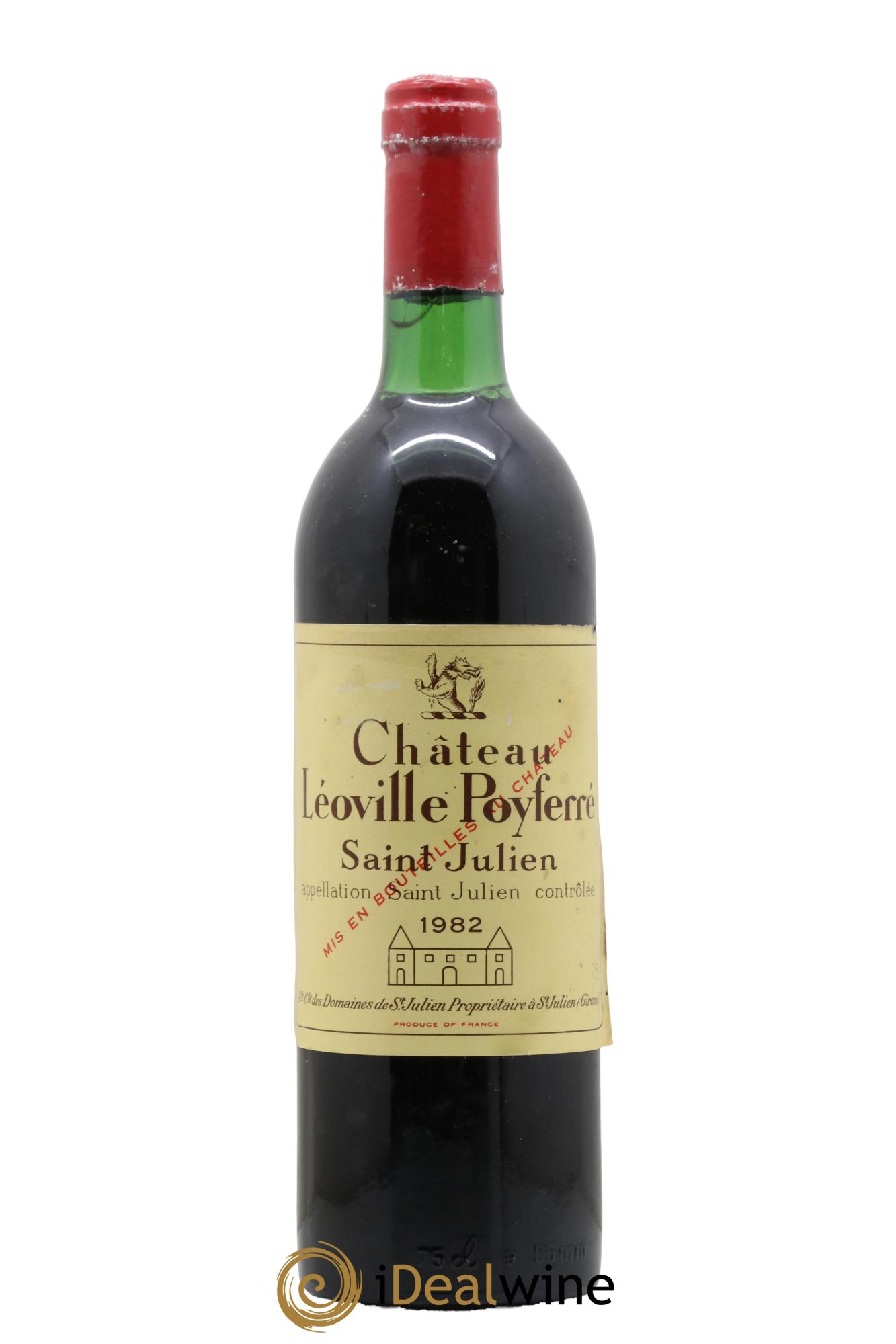 Château Léoville Poyferré 2ème Grand Cru Classé 1982 - Lot de 1 bouteille - 0