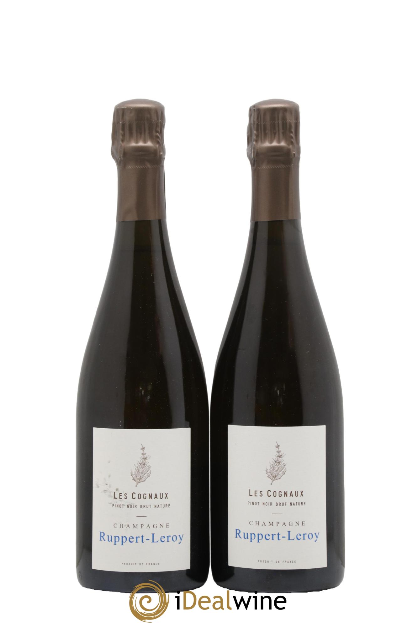 Les Cognaux Brut Nature Ruppert-Leroy 2019 - Lot of 2 bottles - 0