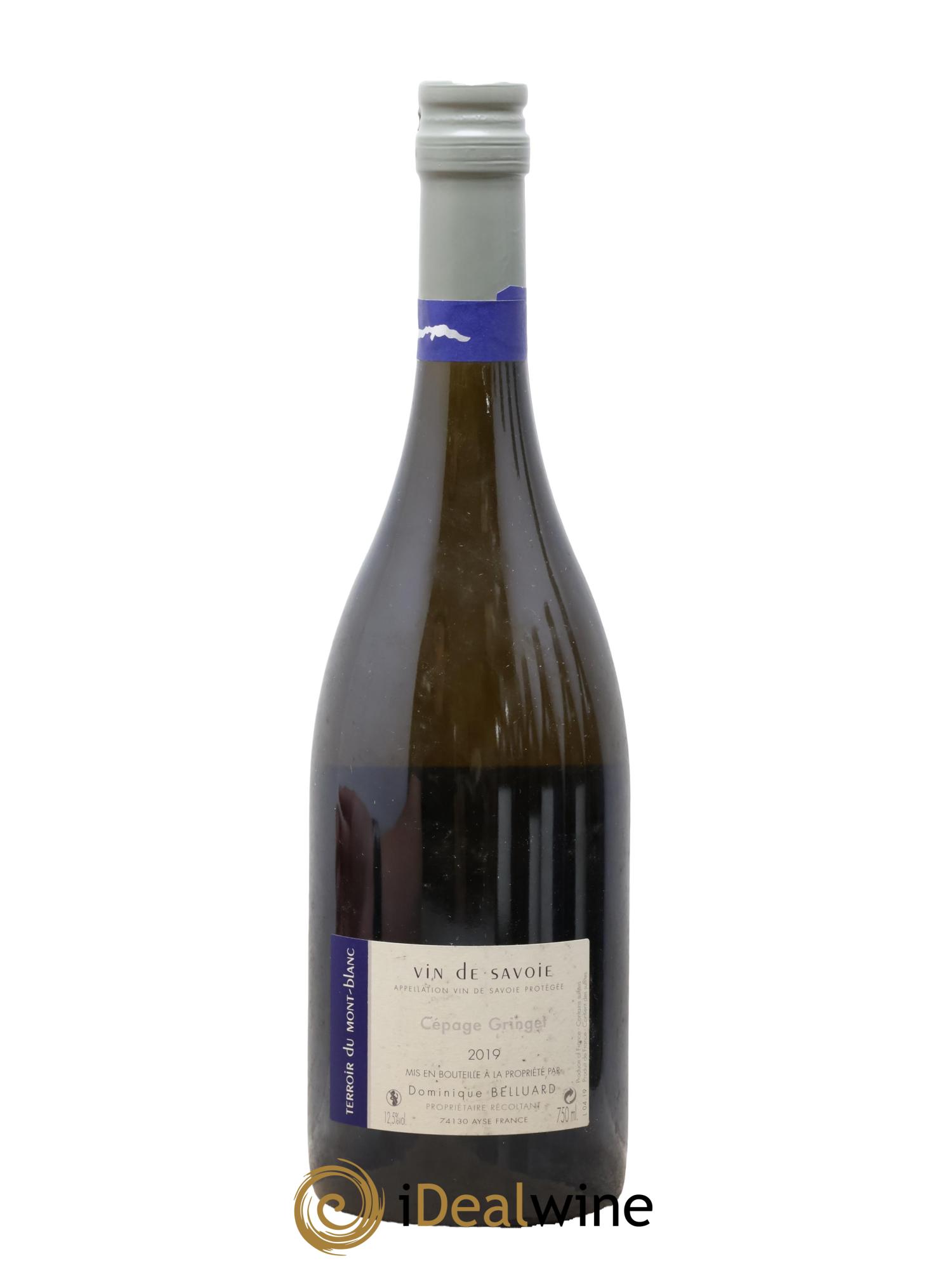 Vin de Savoie Pur Jus 100% Domaine Belluard  2019 - Lot de 1 bouteille - 1