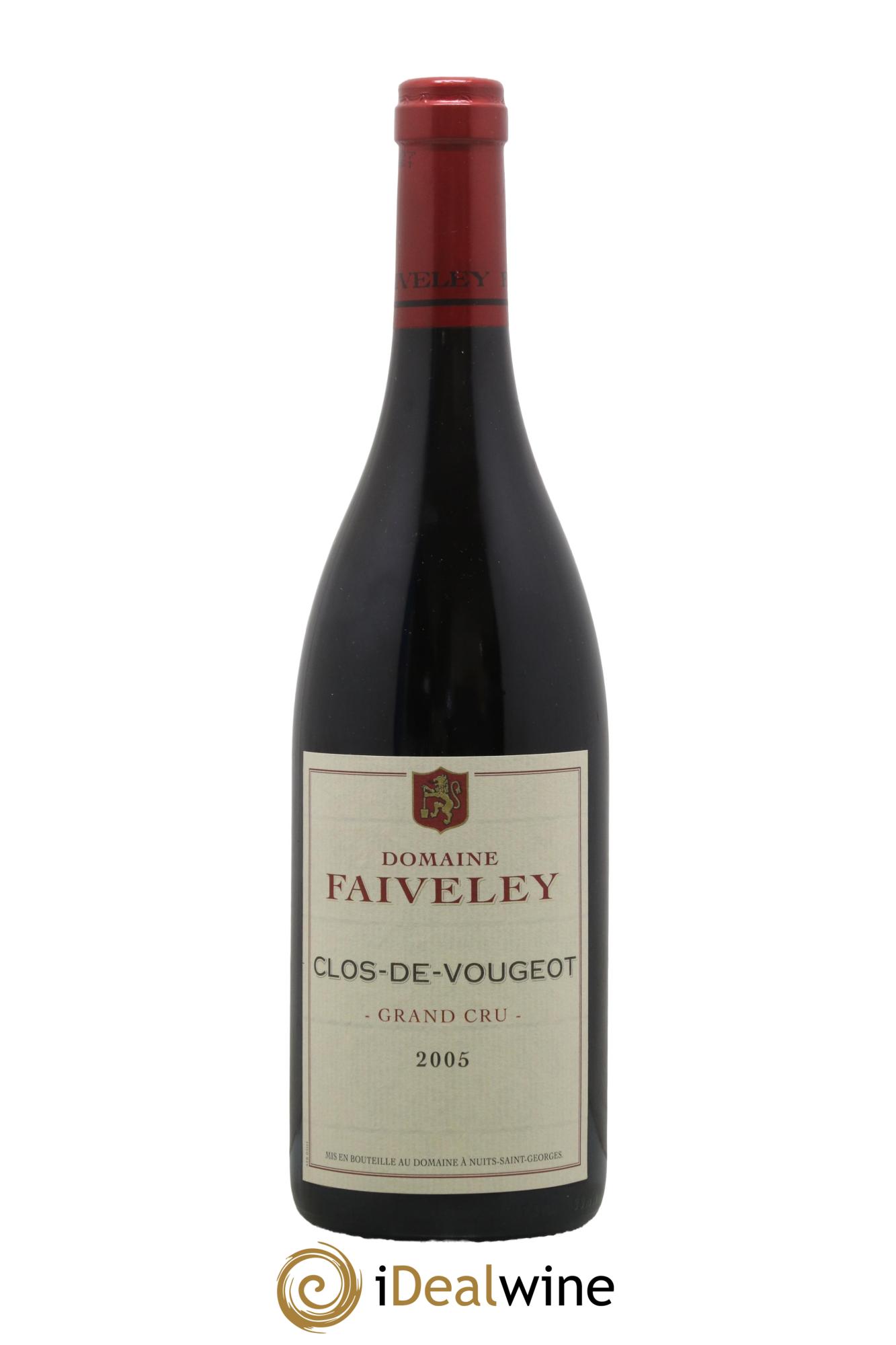 Clos de Vougeot Grand Cru Faiveley  2005 - Lot de 1 bouteille - 0