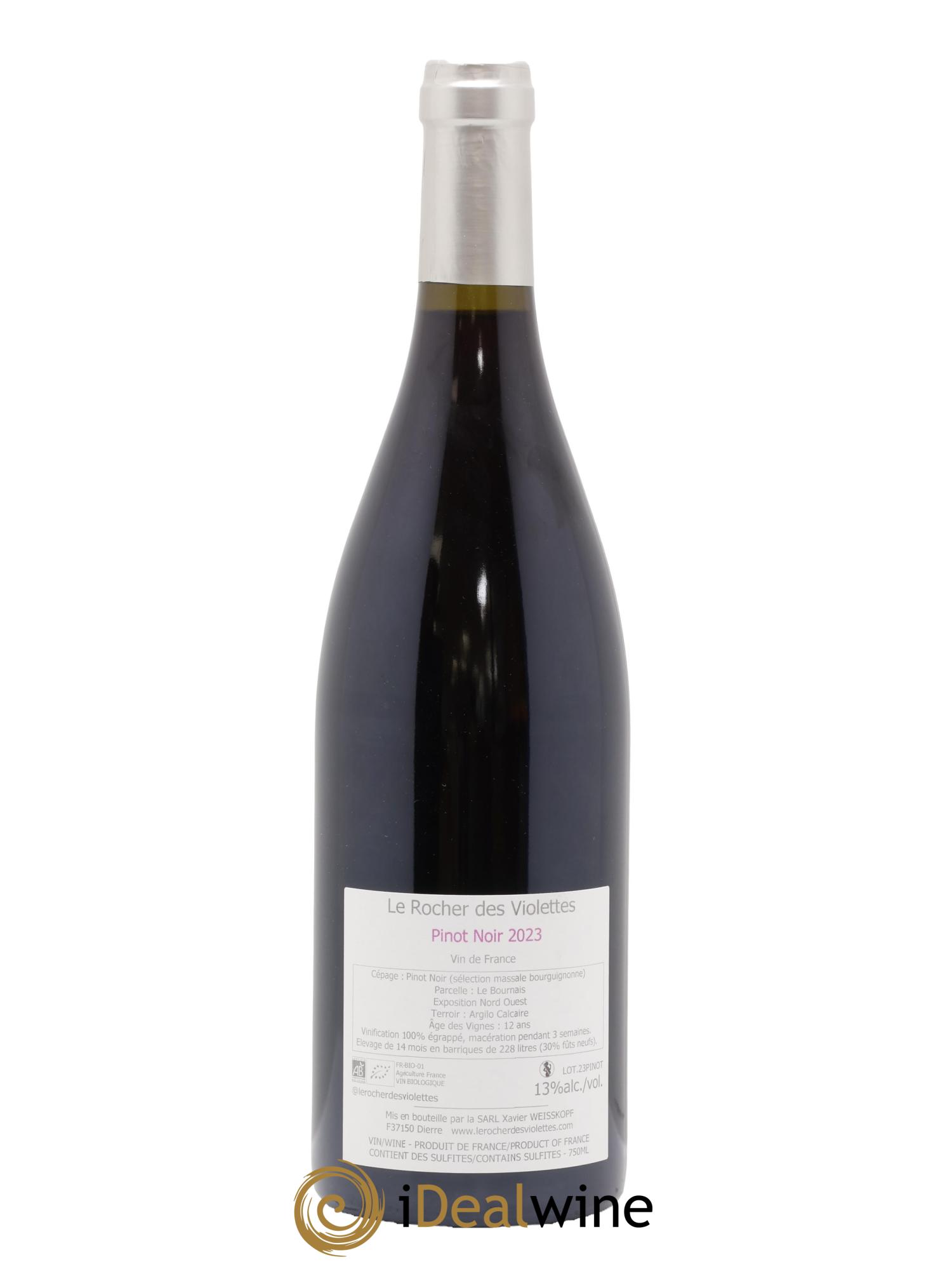 Vin de France Pinot Noir Le Rocher des Violettes 2023 - Lotto di 1 bottiglia - 1