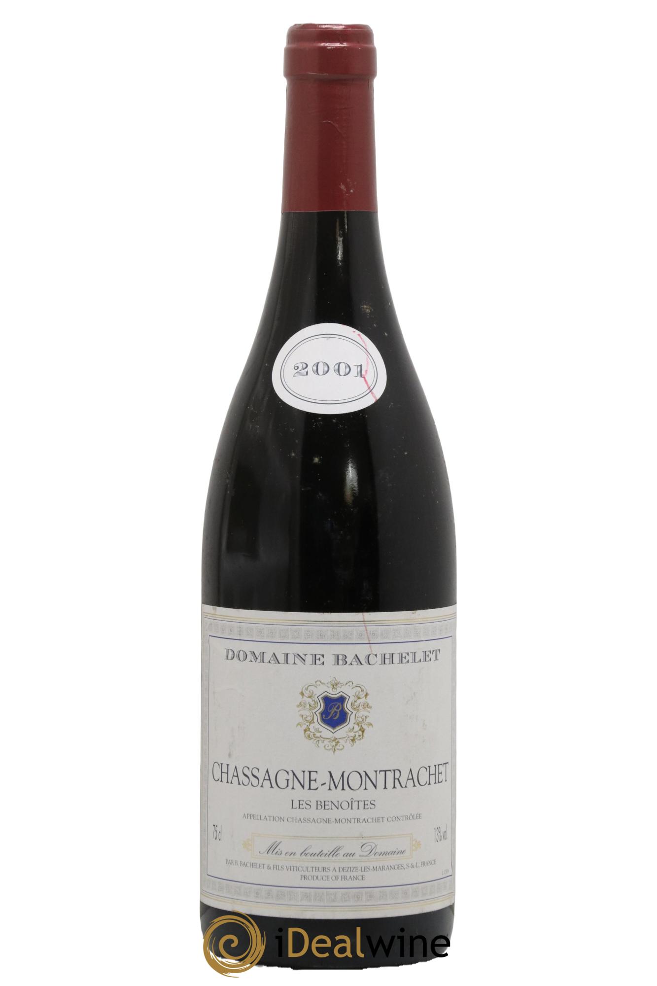 Chassagne-Montrachet Les Benoites Bachelet 2001 - Lot de 1 bouteille - 0