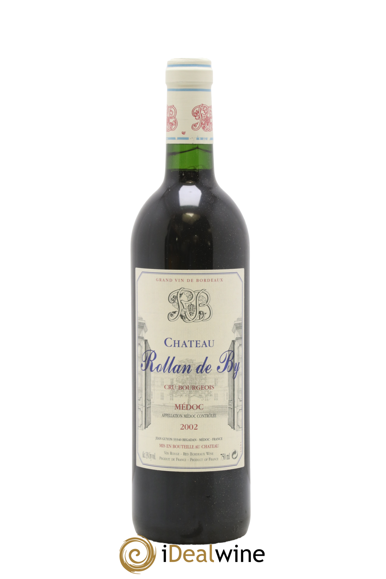 Château Rollan de By Cru Bourgeois 2002 - Lot de 1 bouteille - 0