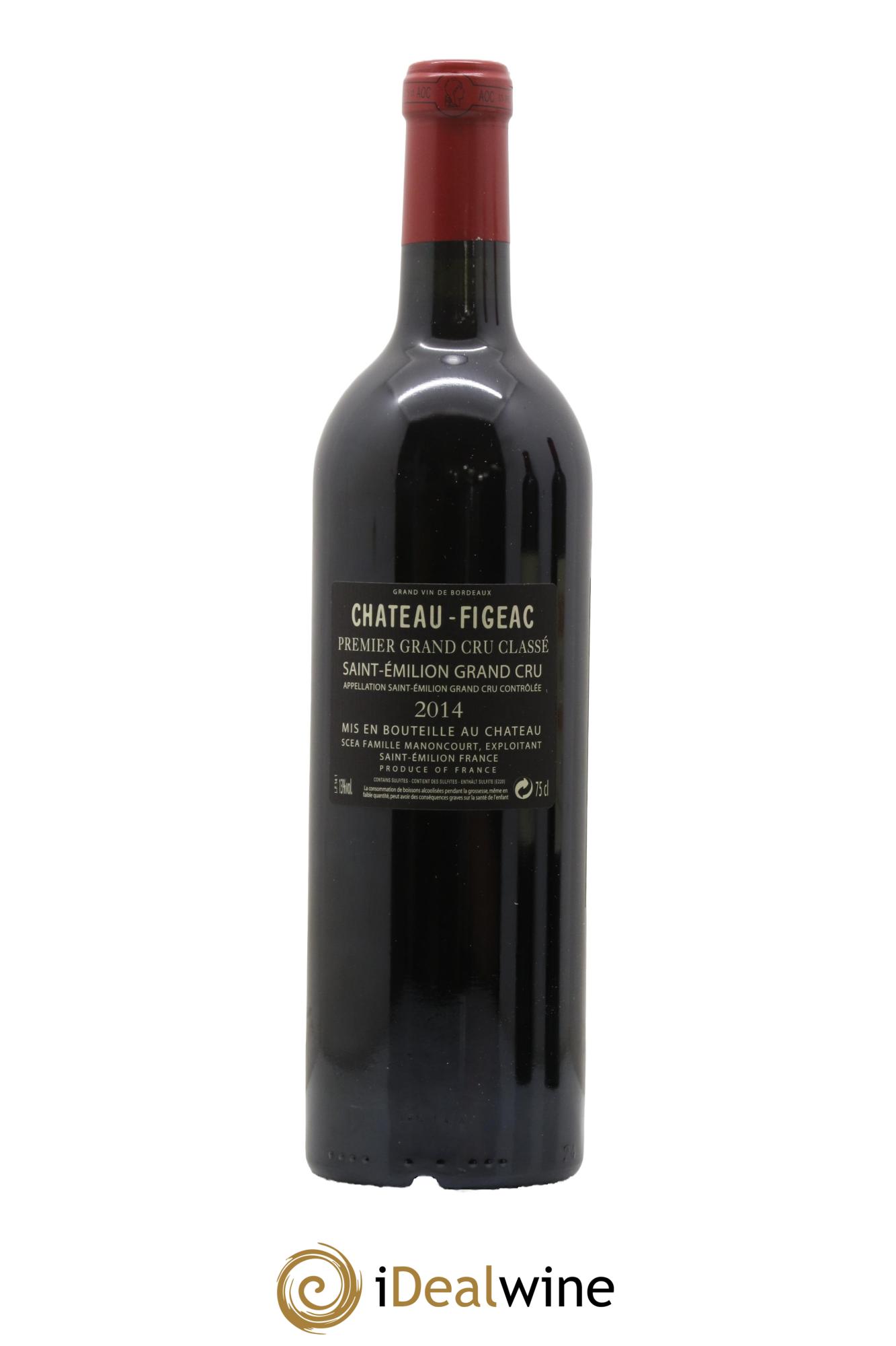 Château Figeac 1er Grand Cru Classé A 2014 - Lot of 1 bottle - 1