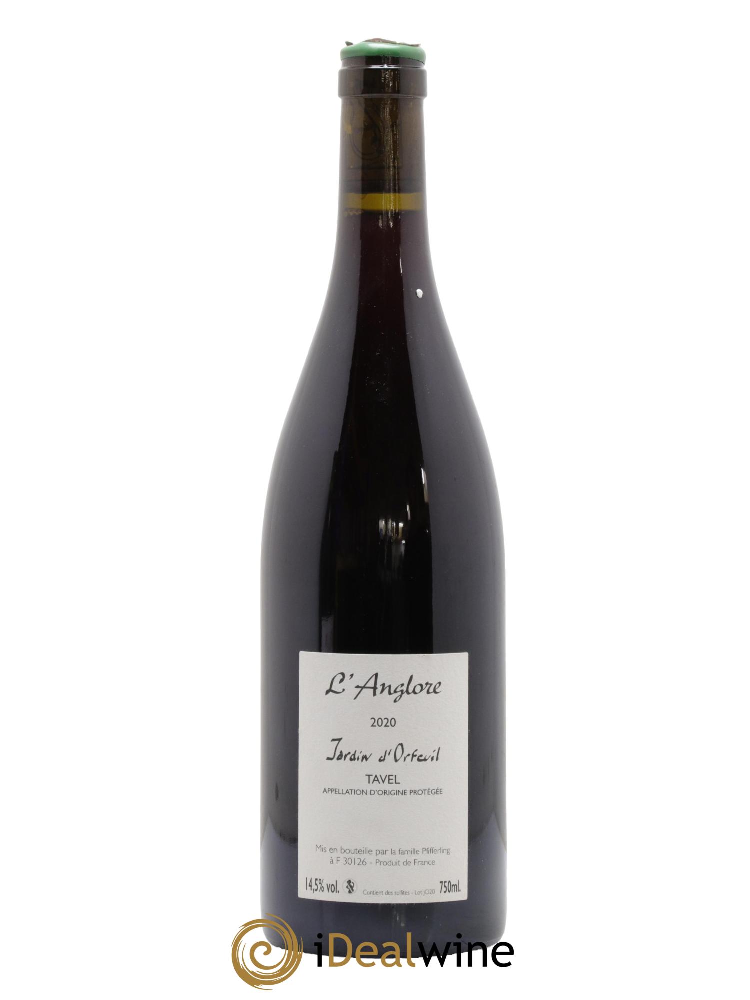 Tavel Jardin D'Orfeuil L'Anglore 2020 - Lot of 1 bottle - 1