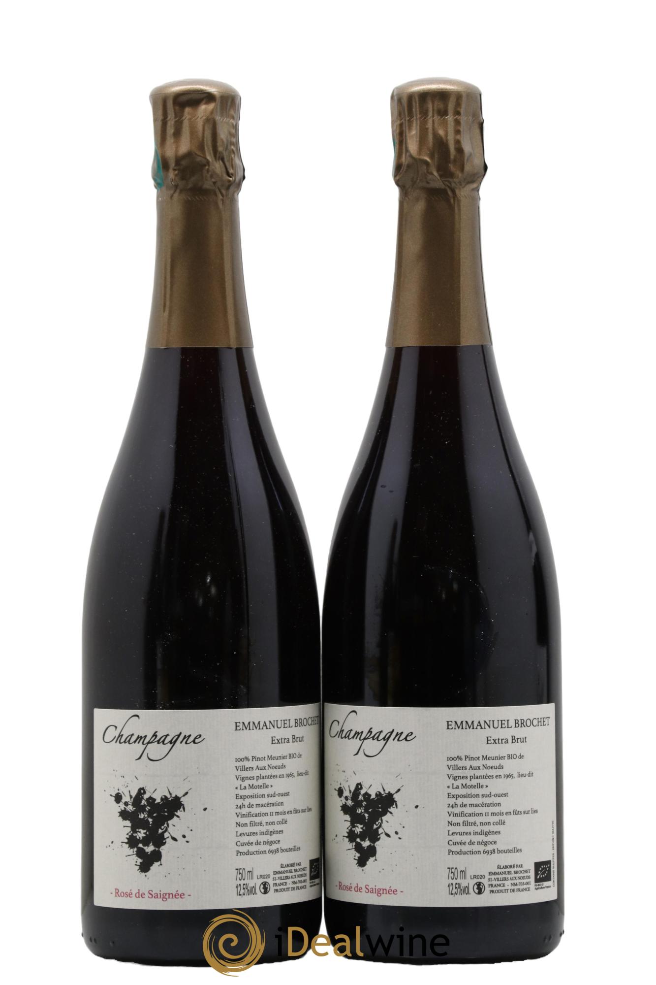 Rosé de Saignée Extra-Brut Emmanuel Brochet - Lot de 2 bouteilles - 0