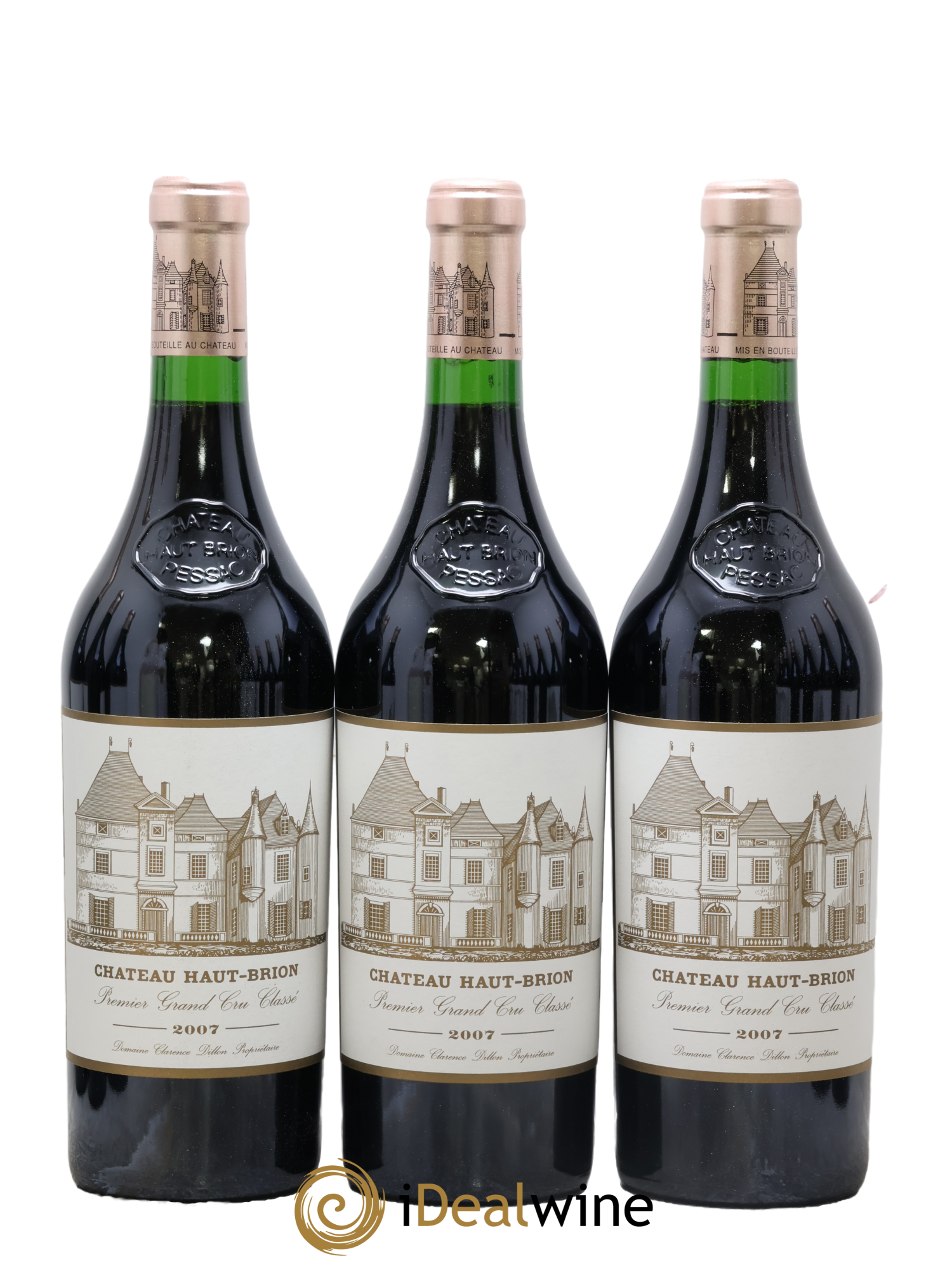 Château Haut Brion 1er Grand Cru Classé 2007 - Lot of 12 bottles - 1