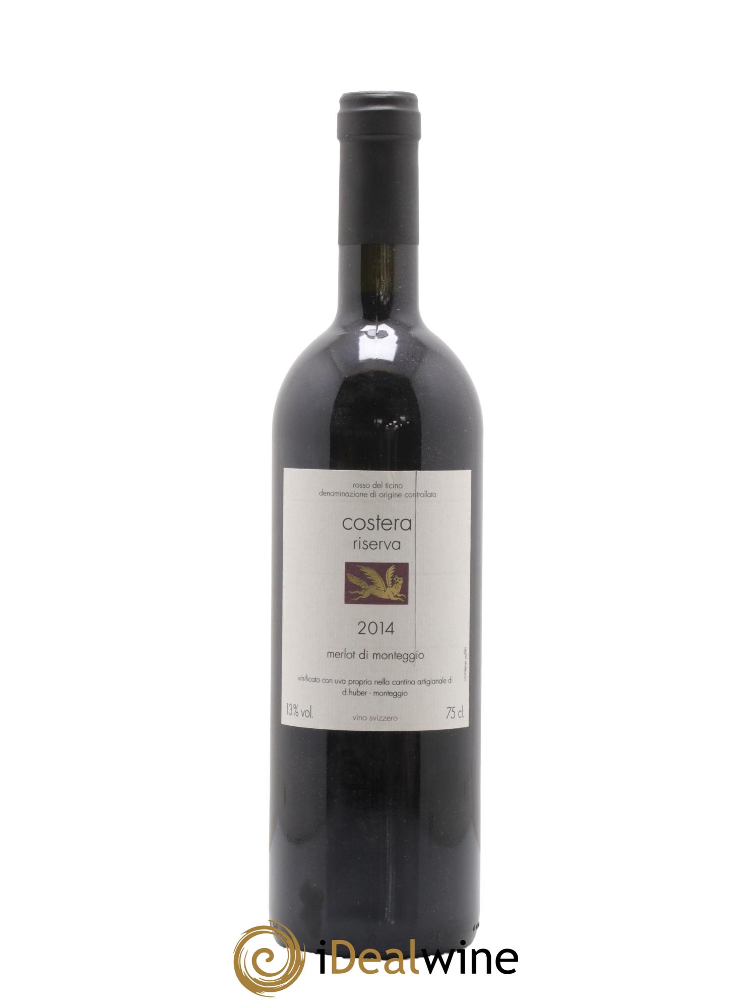 Ticino DOC Merlot di Monteggio Costera Riserva Huber 2014 - Posten von 1 Flasche - 0