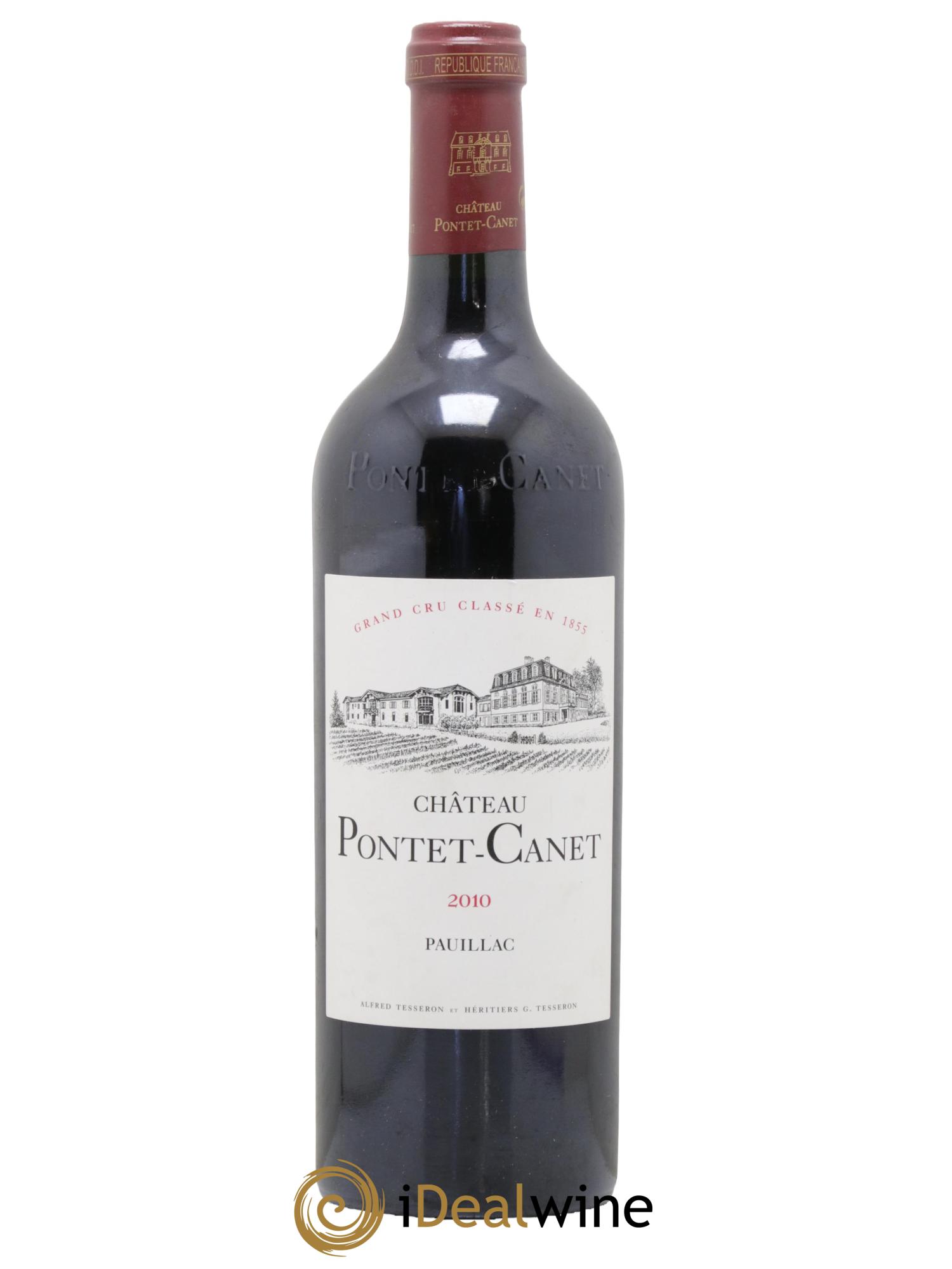 Château Pontet Canet 5ème Grand Cru Classé 2010 - Lot de 1 bouteille - 0