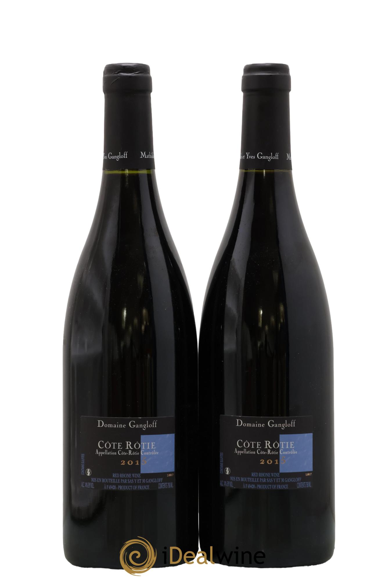 Côte-Rôtie La Barbarine Gangloff (Domaine) 2015 - Lot de 2 bouteilles - 1