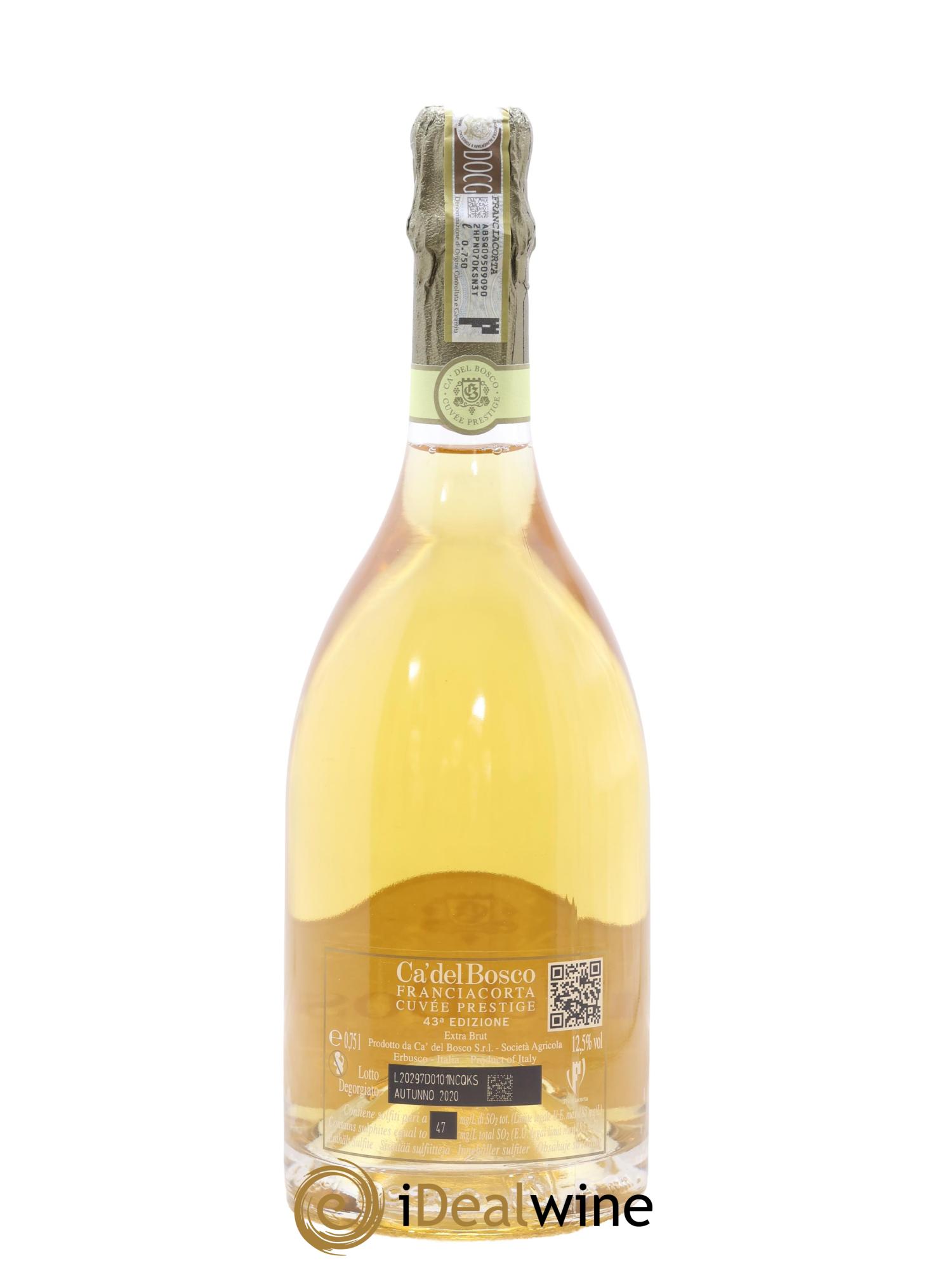 Franciacorta DOCG Riserva Annamaria Clementi Ca del Bosco - Posten von 1 Flasche - 1