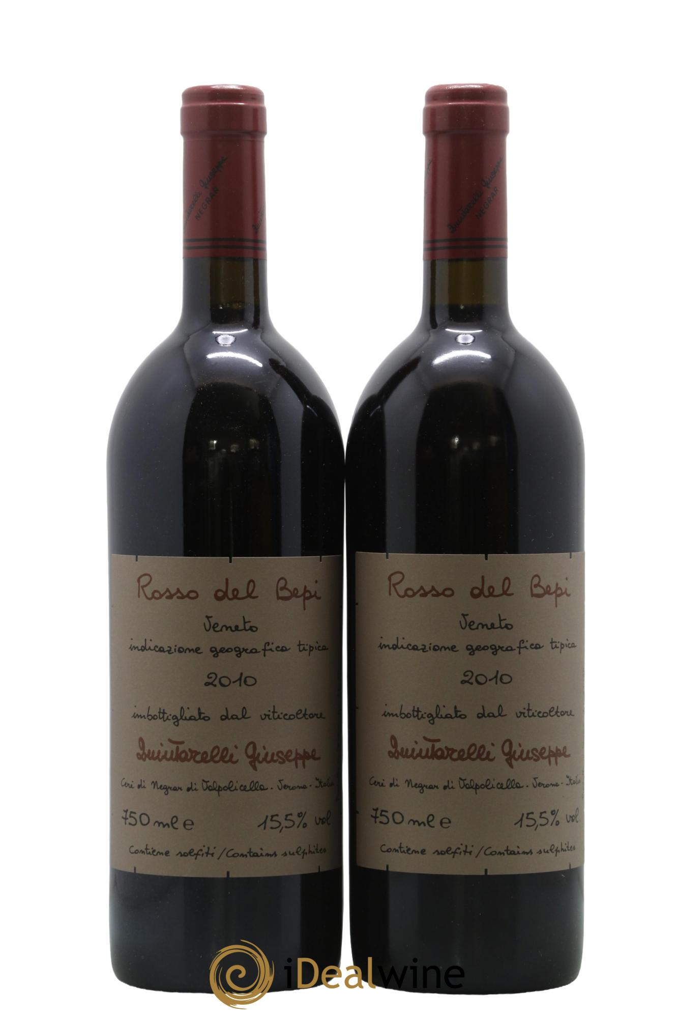 IGT Veneto Rosso del Bepi Giuseppe Quintarelli 2010 - Lot de 2 bouteilles - 0