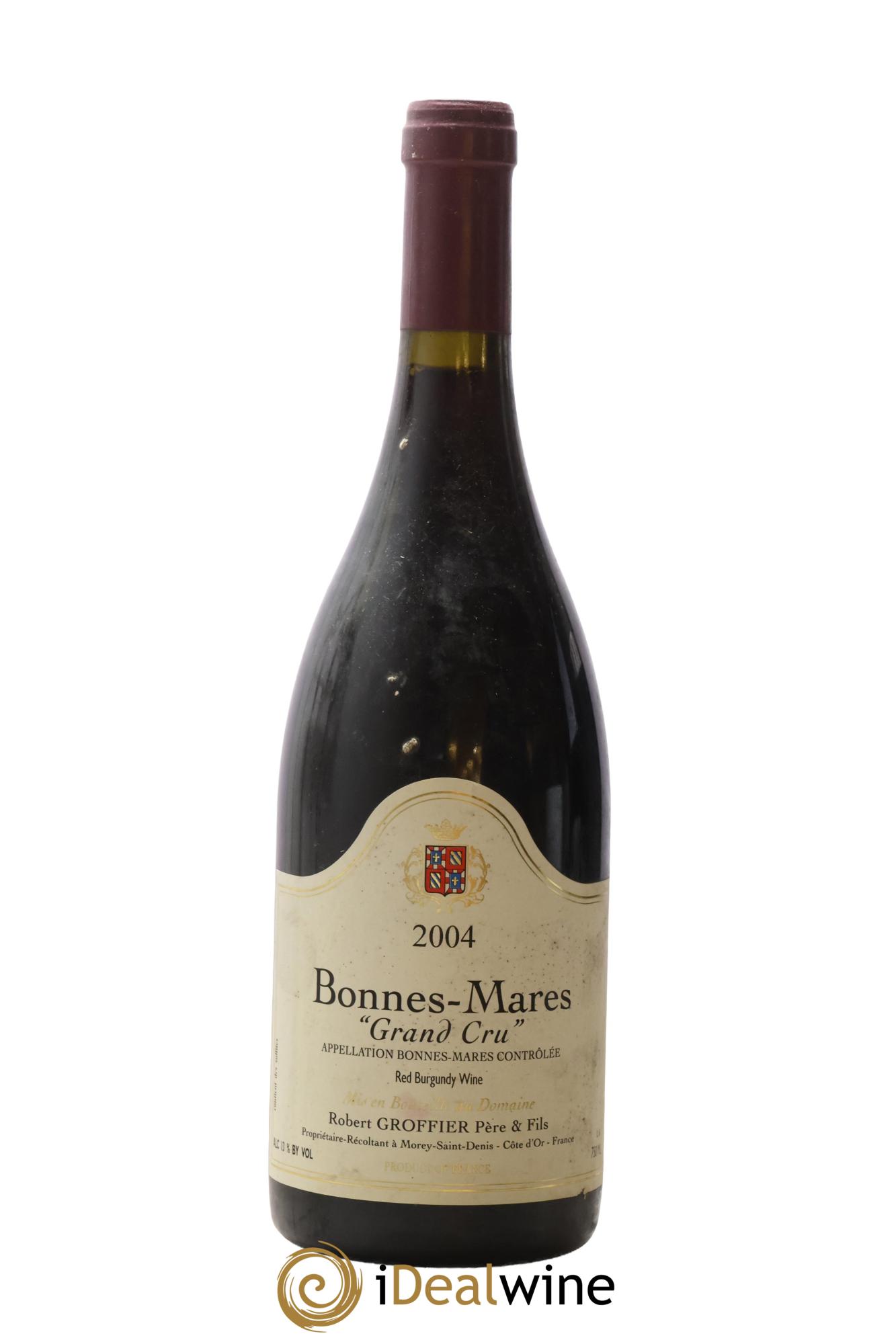 Bonnes-Mares Grand Cru Robert Groffier Père & Fils (Domaine) 2004 - Lot of 1 bottle - 0