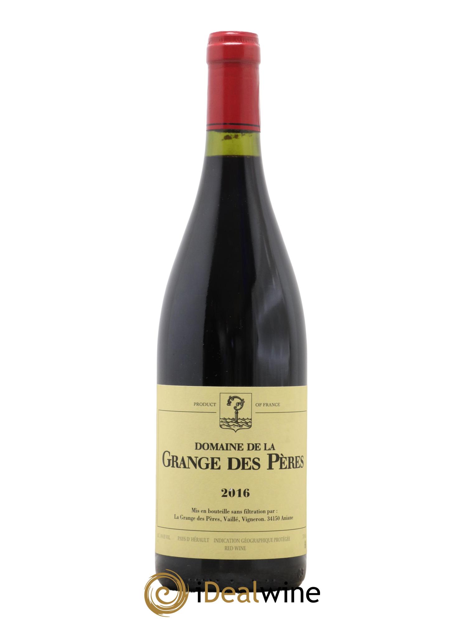 Pays d'Hérault Grange des Pères Laurent Vaillé 2016 - Lot de 1 bouteille - 0