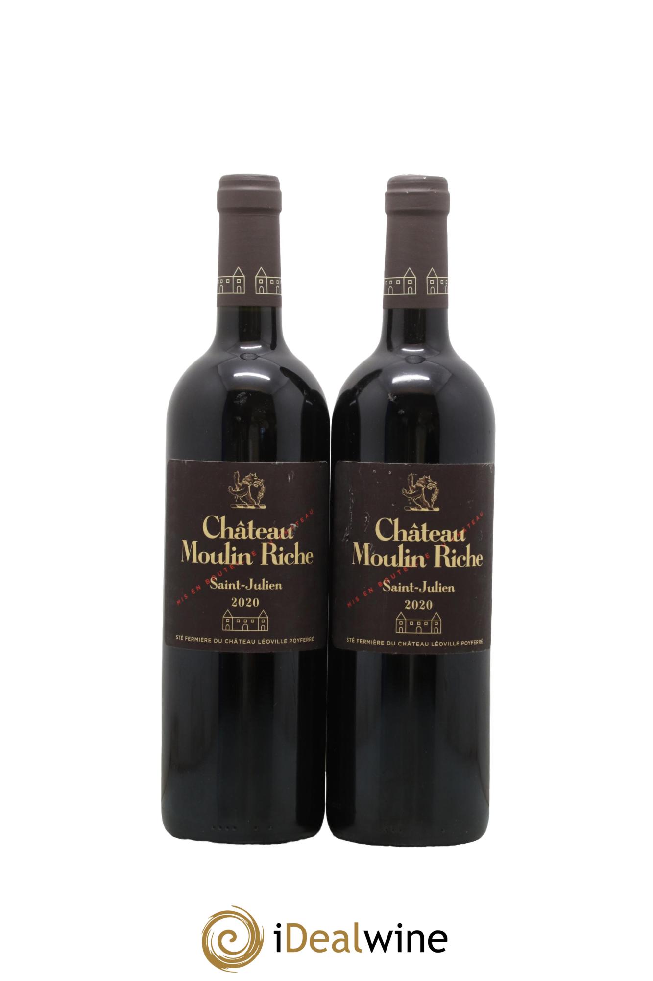 Château Moulin Riche 2020 - Lotto di 2 bottiglie - 0