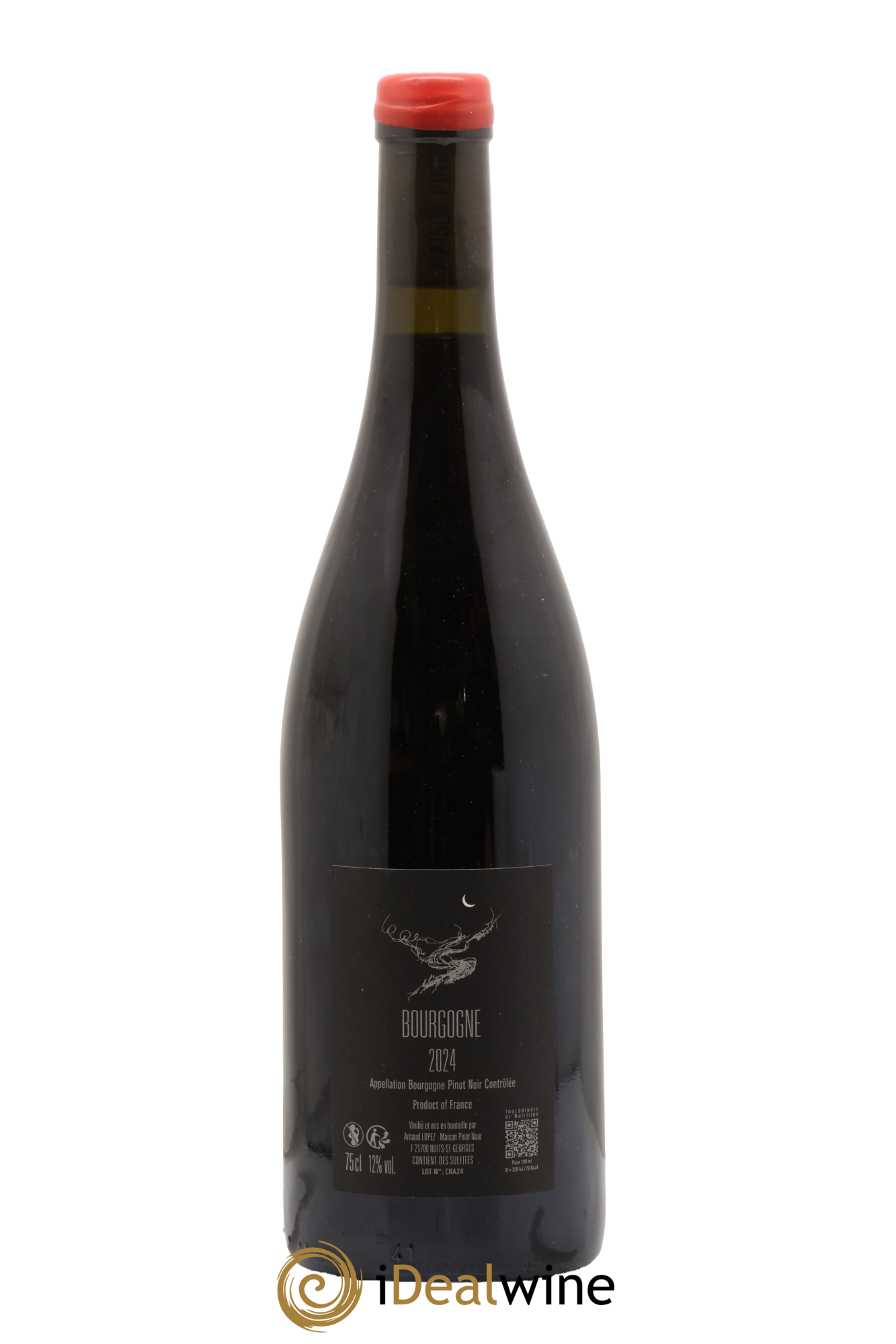 Bourgogne Les Craies Arnaud Lopez 2024 - Lot de 1 bouteille - 1