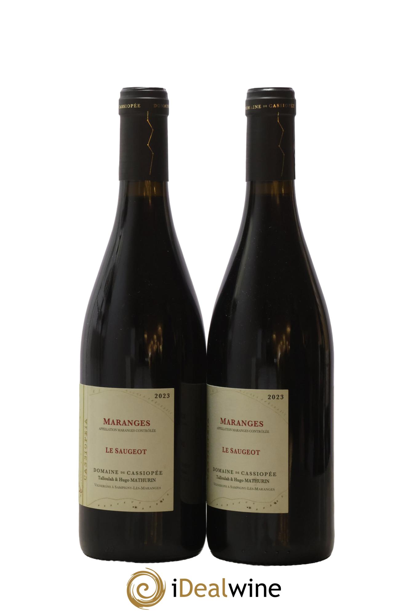 Maranges Le Saugeot Domaine de Cassiopée 2023 - Posten von 2 Flaschen - 1