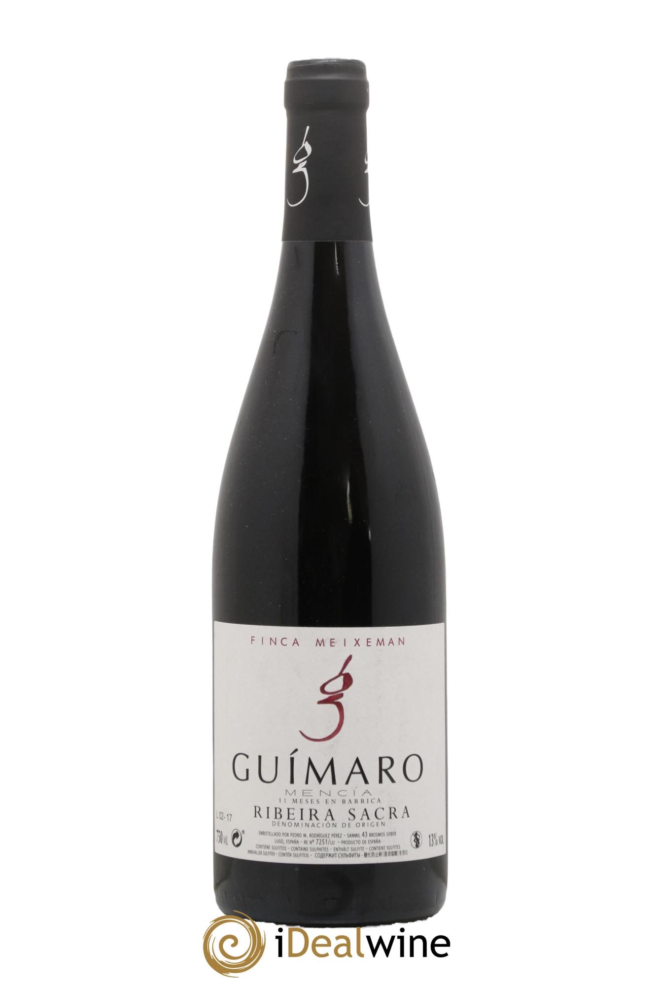 Espagne Ribeira Sacra Meixeman Guimaro 2017 - Lot de 1 bouteille - 0