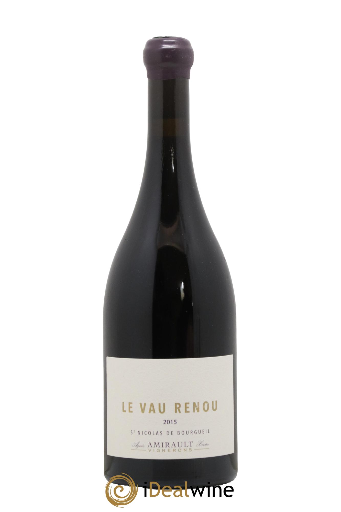 Saint-Nicolas de Bourgueil Le Vau Renou Agnès et Xavier Amirault 2015 - Lot de 1 bouteille - 0