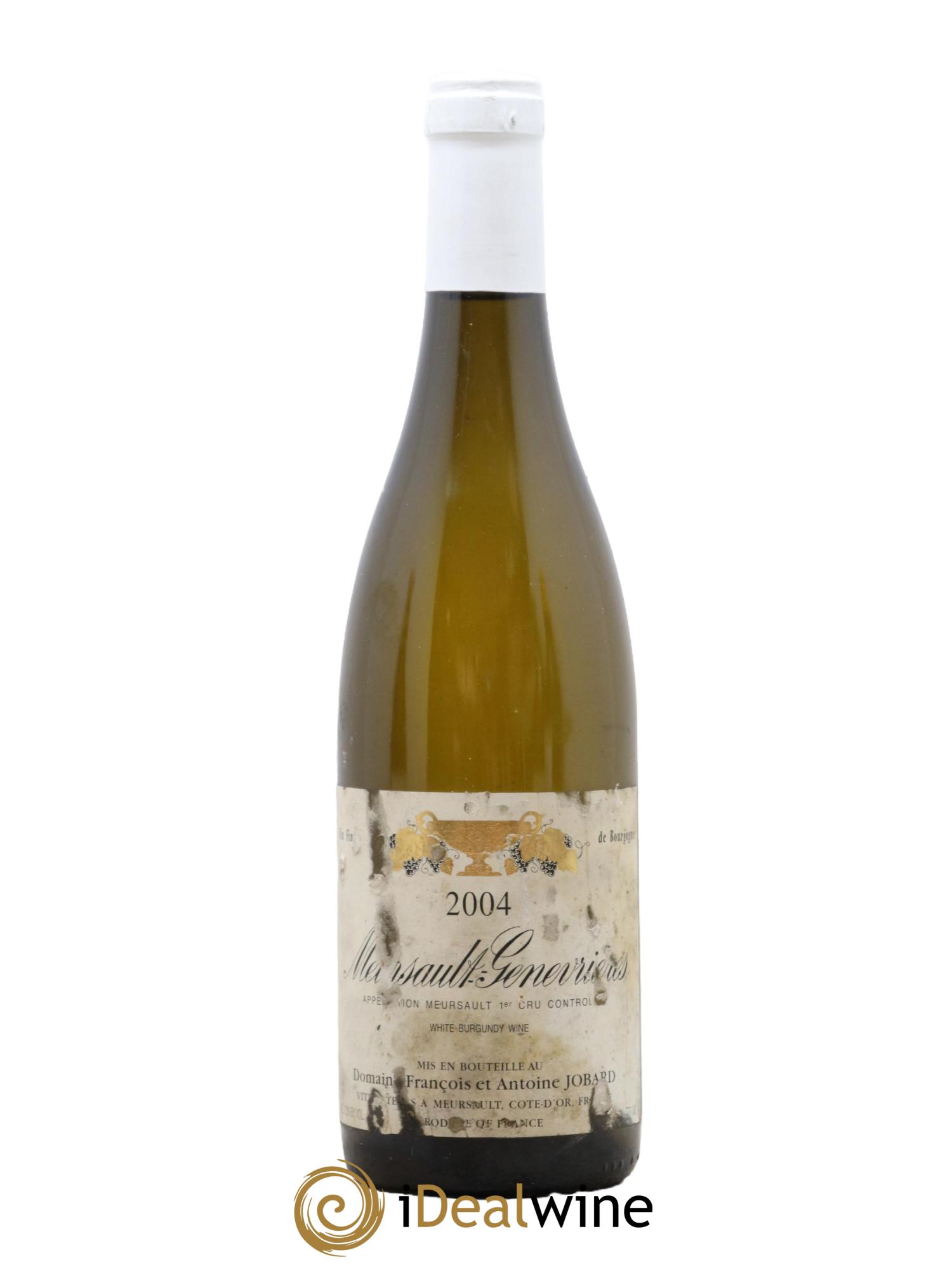 Meursault 1er Cru Genevrières François et Antoine Jobard (Domaine) 2004 - Lot de 1 bouteille - 0