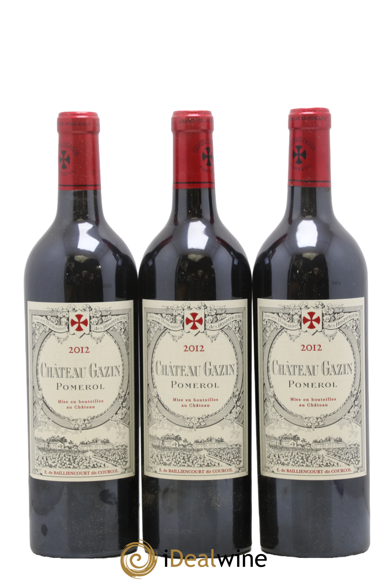 Château Gazin 2012 - Lotto di 3 bottiglie - 0