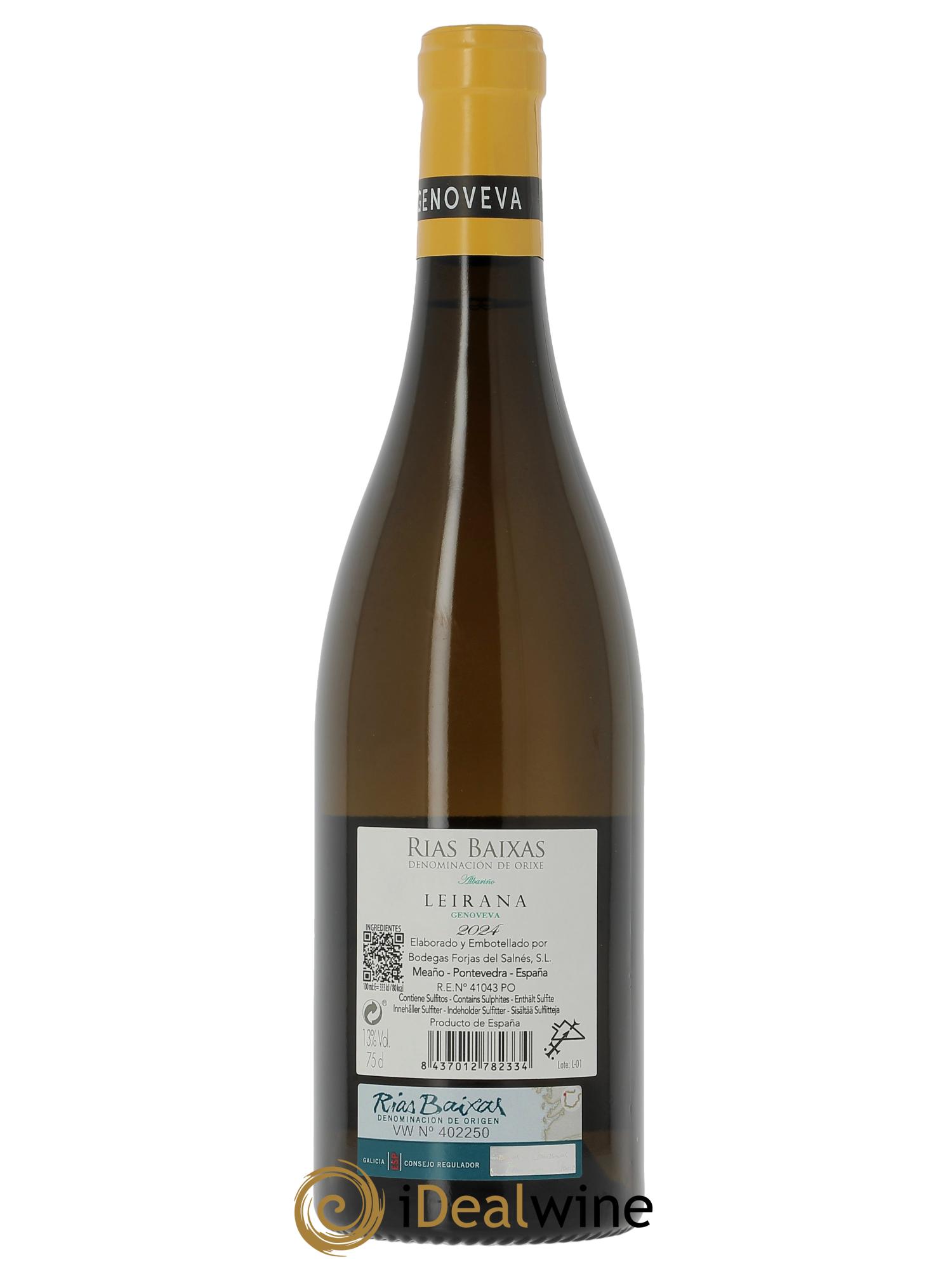 Rias Baixas DO Forjas del Salnés Leirana Genoveva 2024 - Posten von 1 Flasche - 1