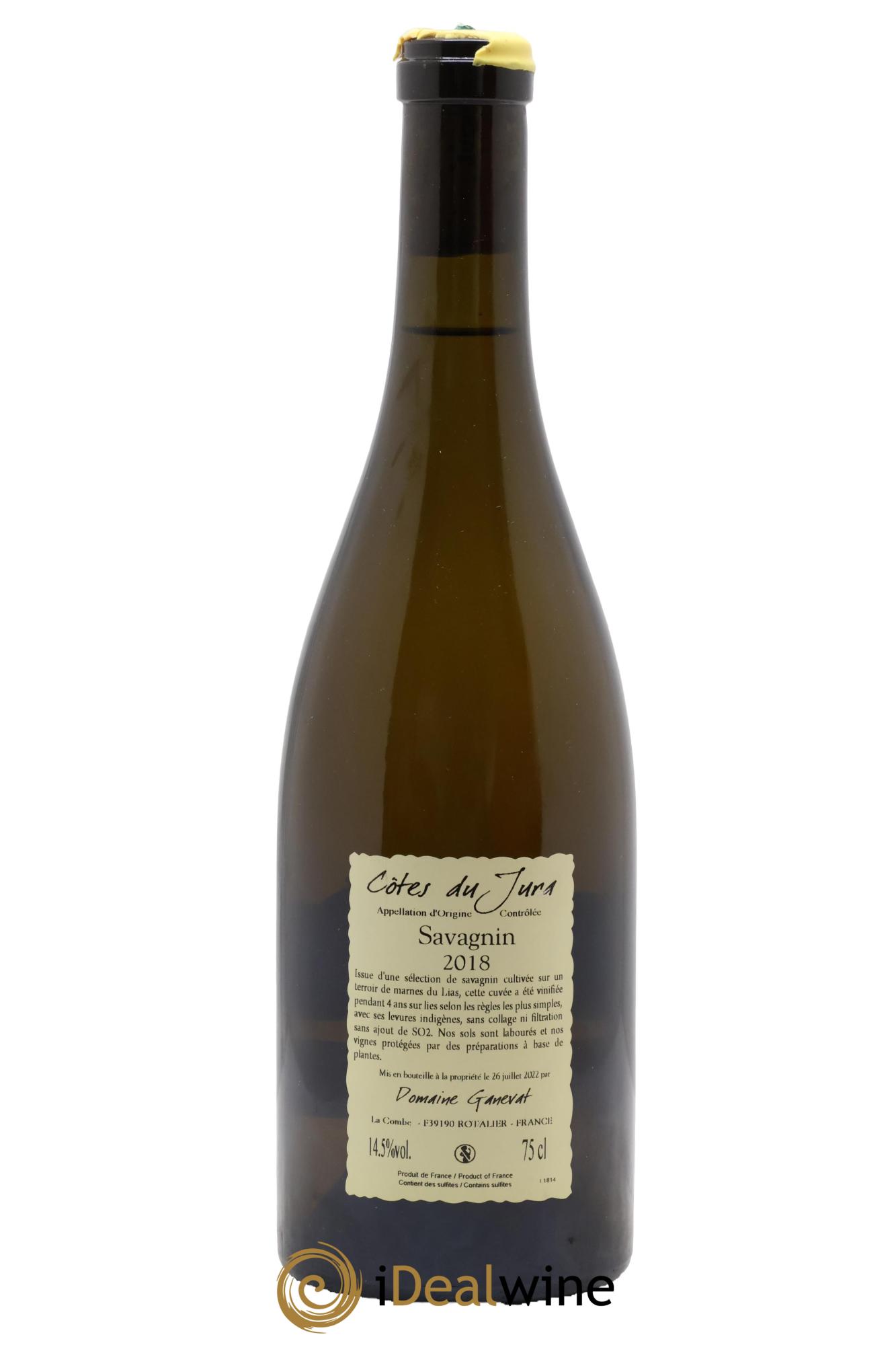 Côtes du Jura Sous la Roche Jean-François Ganevat (Domaine) 2018 - Posten von 1 Flasche - 1