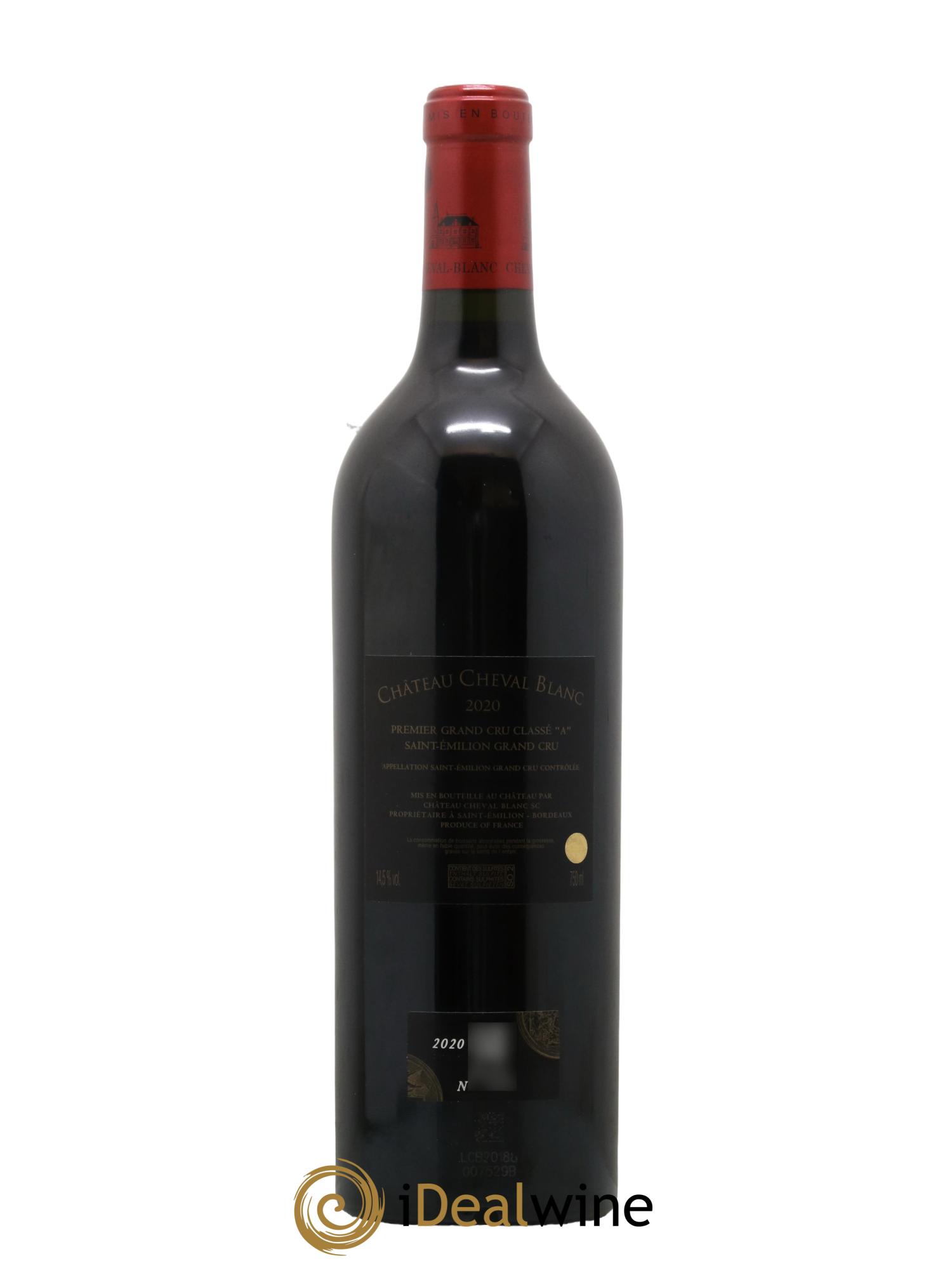 Château Cheval Blanc 1er Grand Cru Classé A 2020 - Lot de 1 bouteille - 2