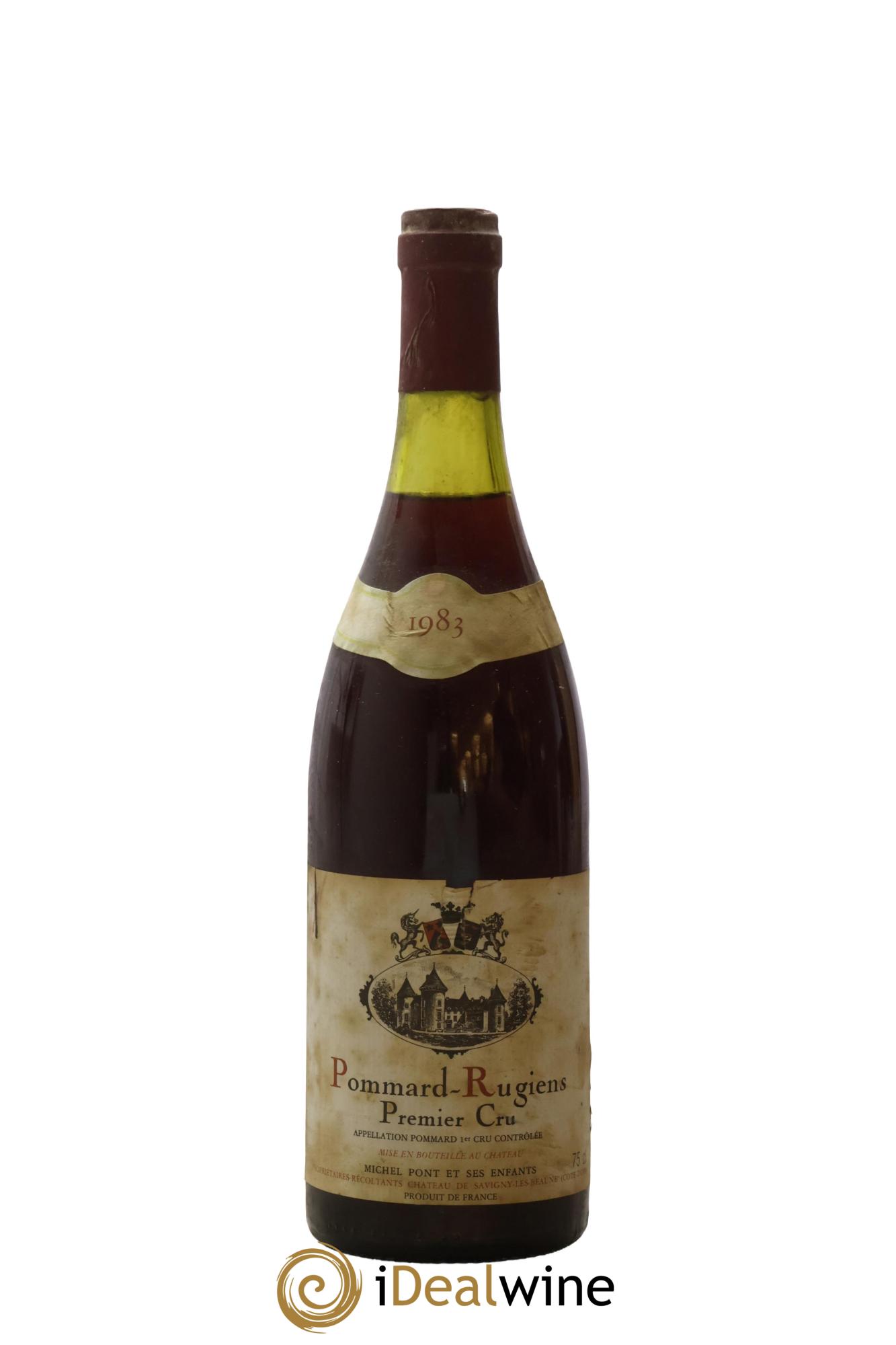 Pommard 1er Cru Rugiens Michel Pont 1983 - Lot de 1 bouteille - 0