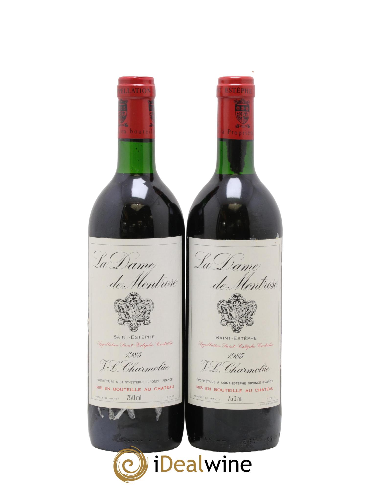 La Dame de Montrose Second Vin 1985 - Lot de 2 bouteilles - 0