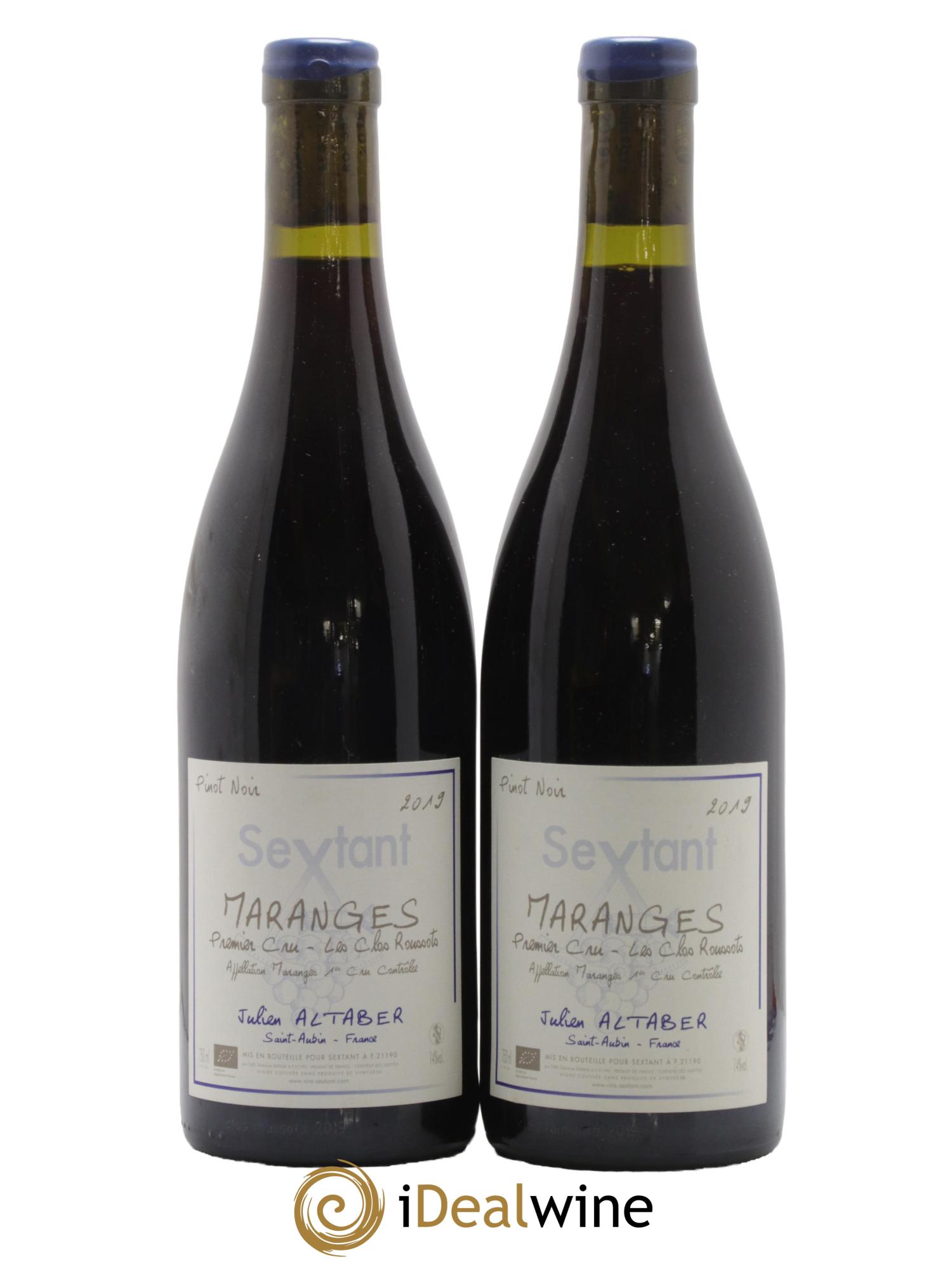 Maranges 1er Cru Les Clos Roussots Carole et Julien Altabert Domaine Sextant 2019 - Lot de 2 bouteilles - 0