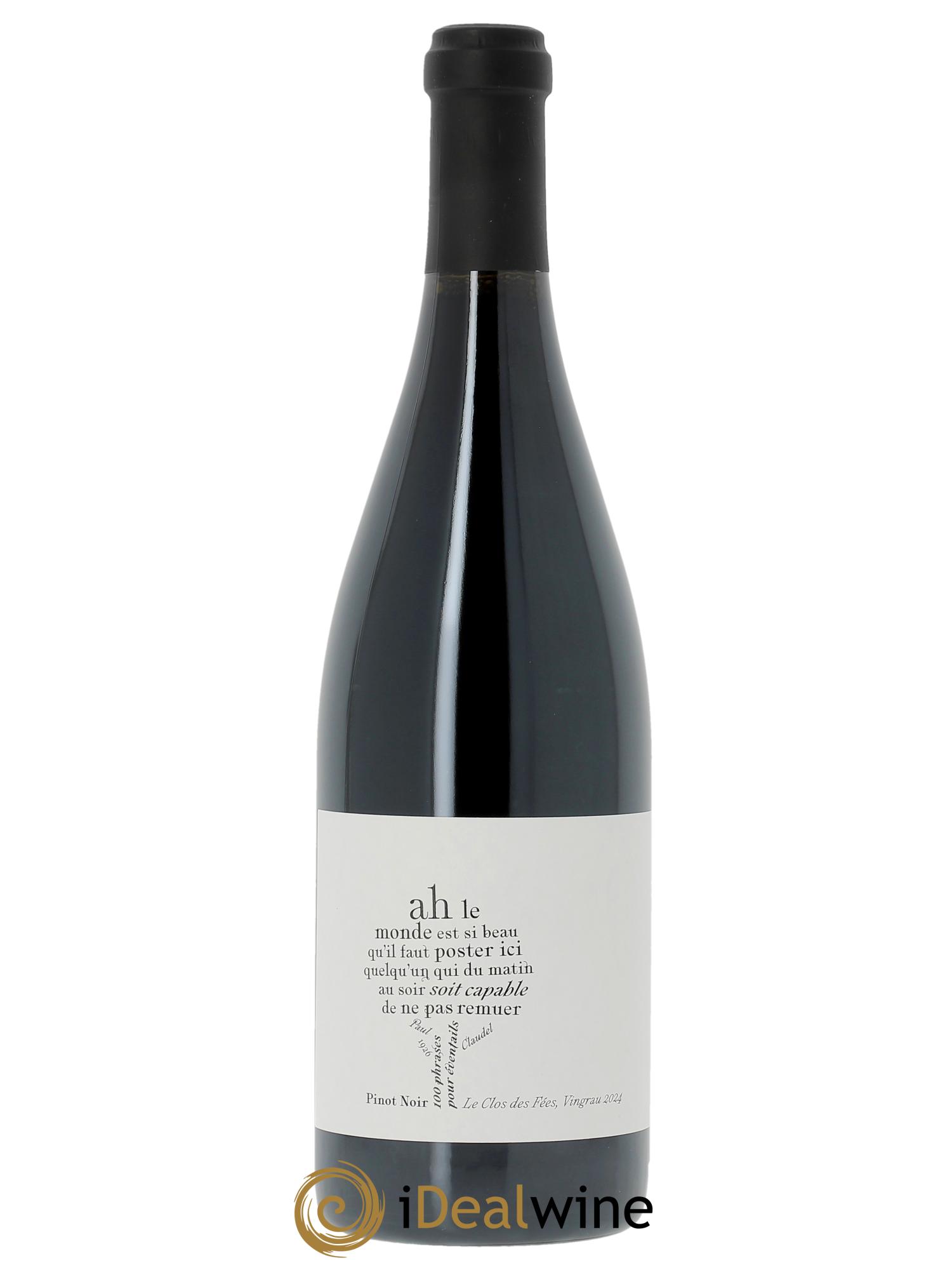 Côtes Catalanes Clos des Fées 100 Phrases pour éventails Hervé Bizeul  2024 - Lotto di 1 bottiglia - 1