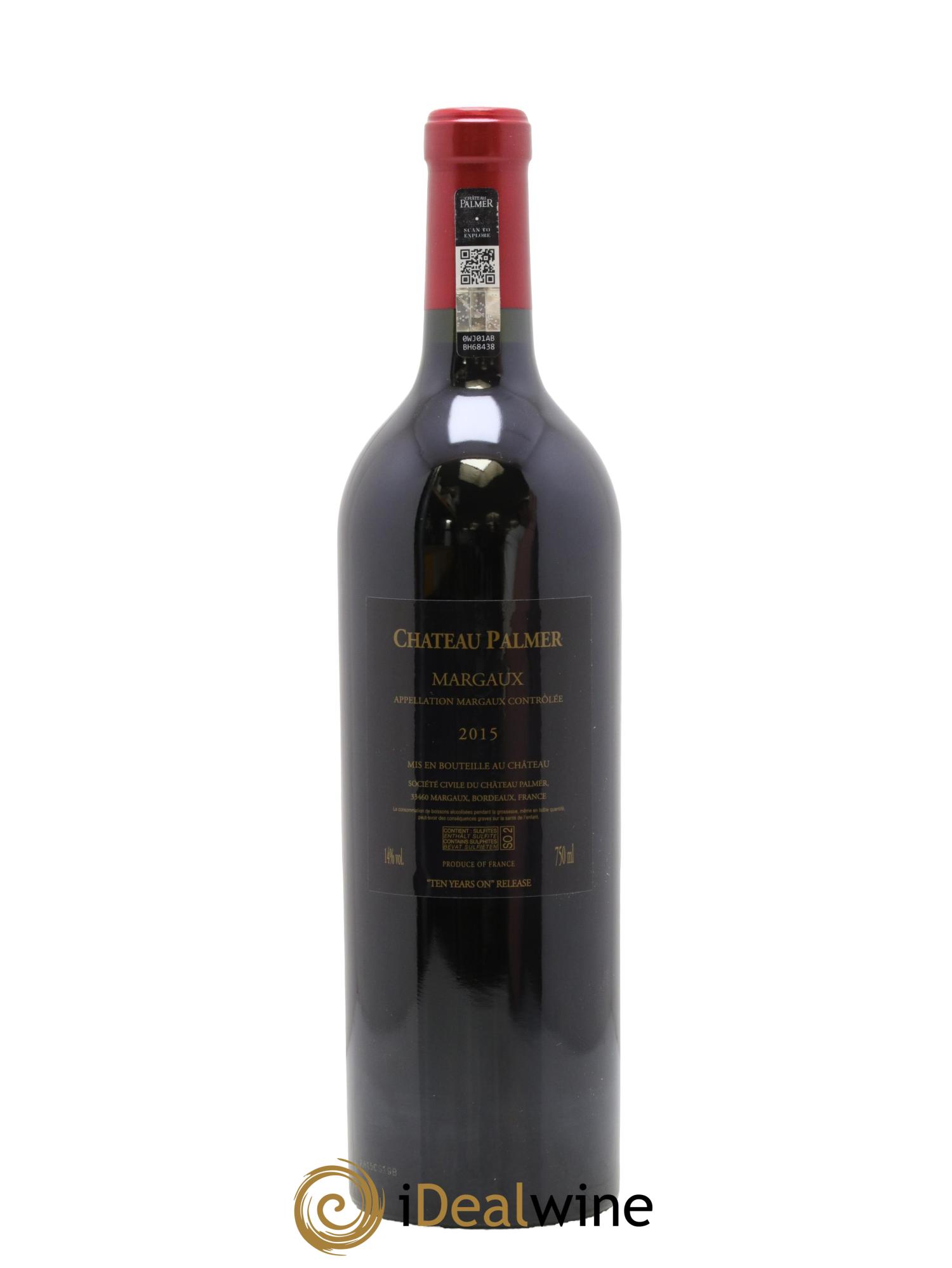 Château Palmer 3ème Grand Cru Classé 2015 - Posten von 1 Flasche - 2