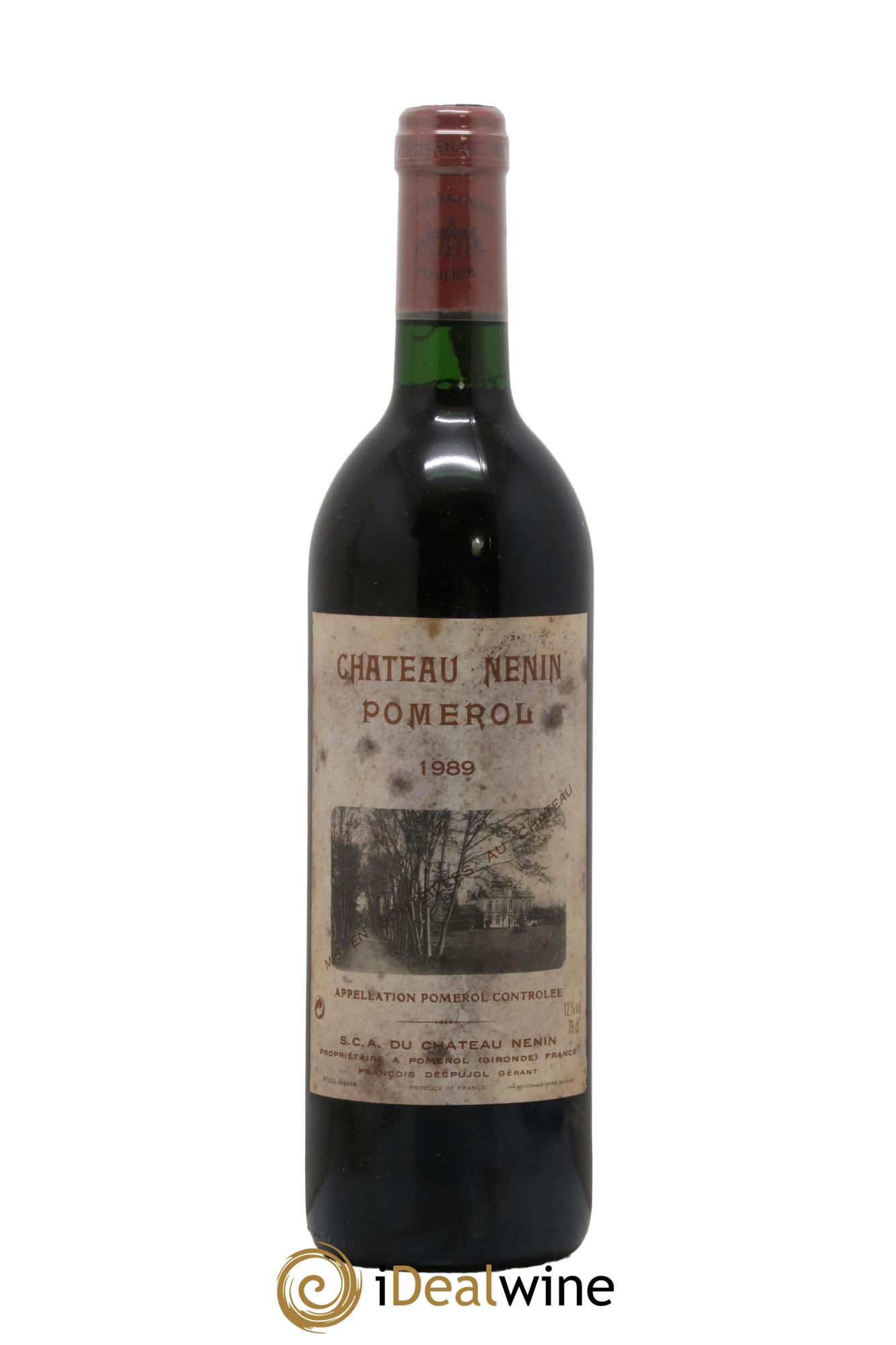 Château Nenin 1989 - Lot de 1 bouteille - 0