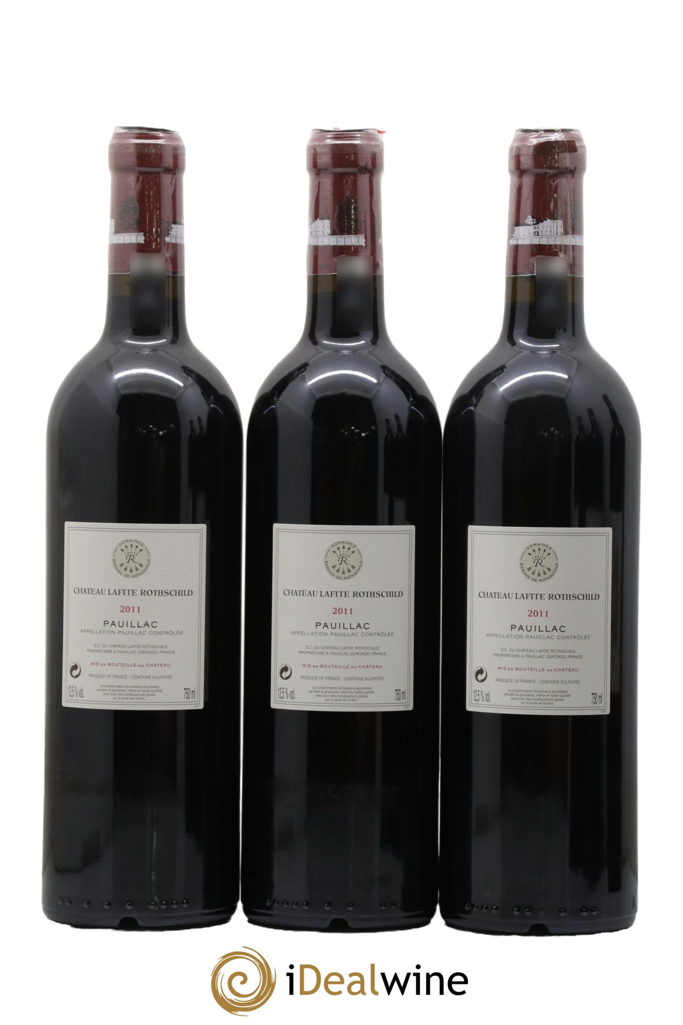 Château Lafite Rothschild 1er Grand Cru Classé 2011 - Lot of 6 bottles - 3