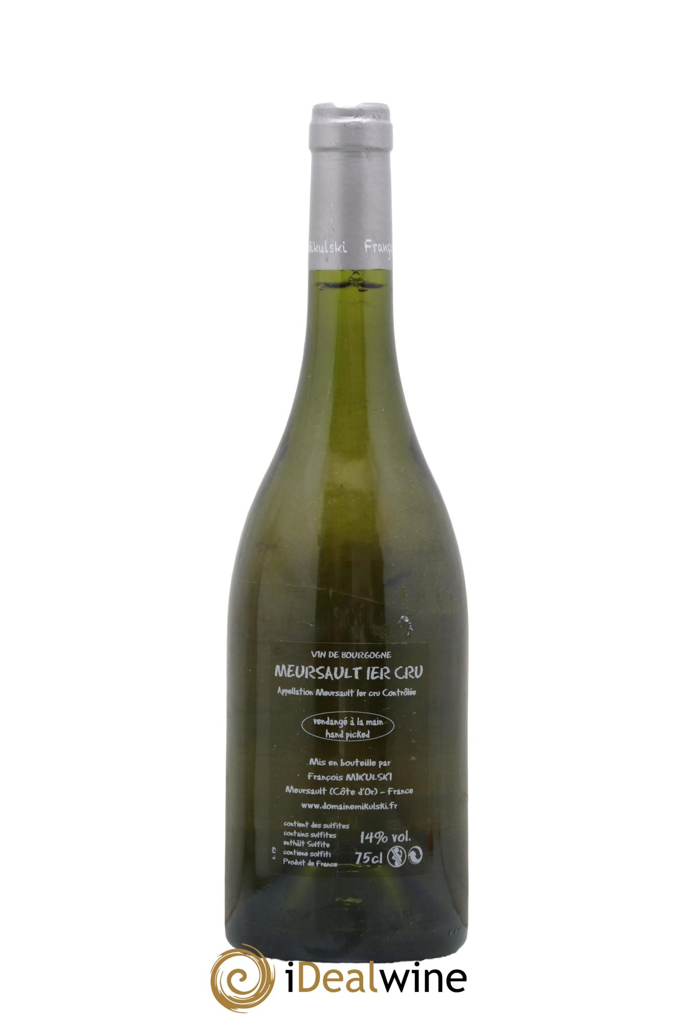 Meursault 1er Cru Charmes François Mikulski 2020 - Posten von 1 Flasche - 1