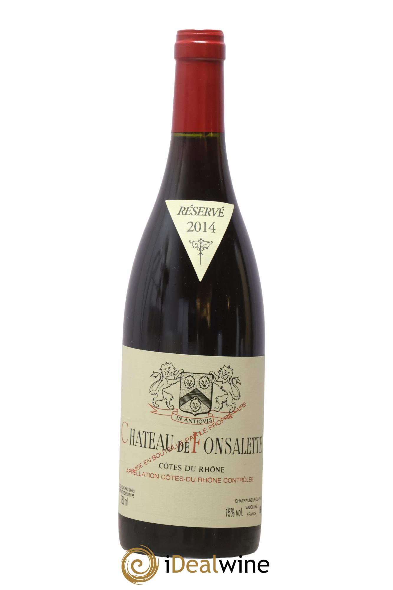 Côtes-du-Rhône Château de Fonsalette Emmanuel Reynaud 2014 - Lot of 1 bottle - 0