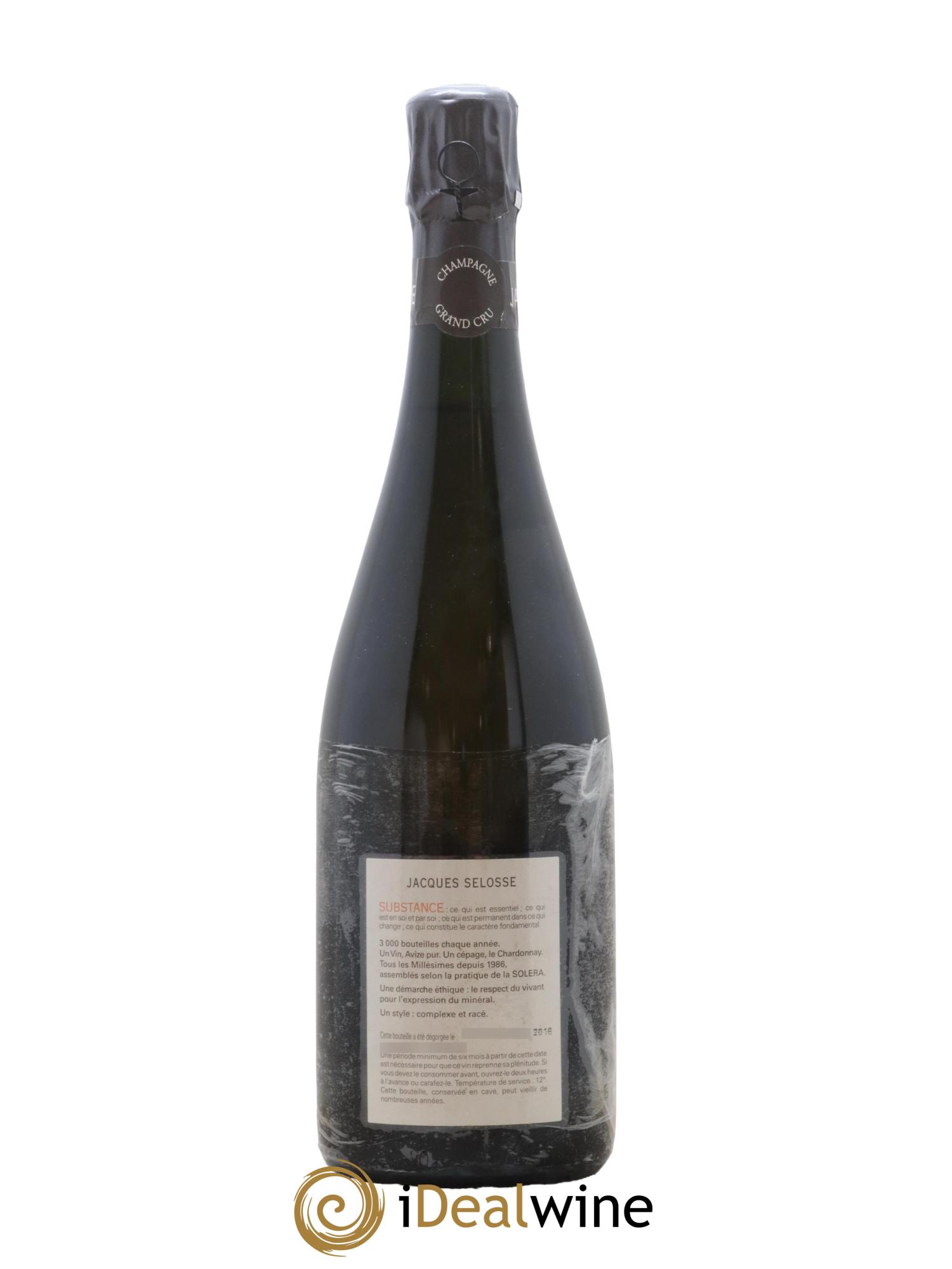 Substance Jacques Selosse - Lot de 1 bouteille - 1