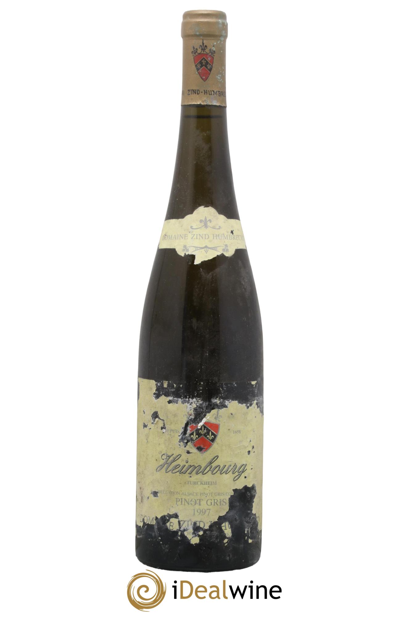 Alsace Pinot Gris Heimbourg Zind-Humbrecht (Domaine) 1997 - Lot of 1 bottle - 0