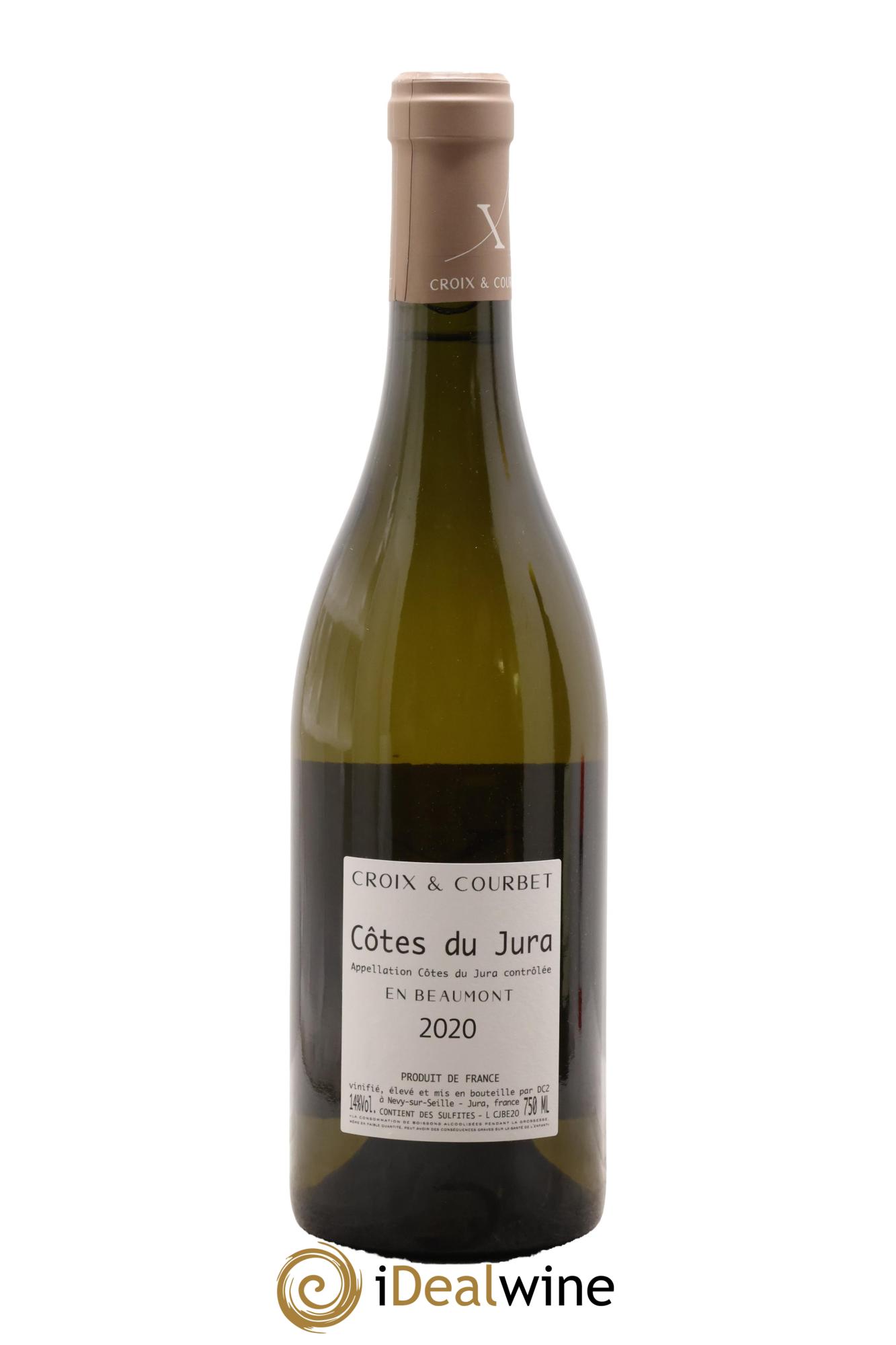 Côtes du Jura Savagnin Beaumont Croix Et Courbet 2020 - Lotto di 1 bottiglia - 1
